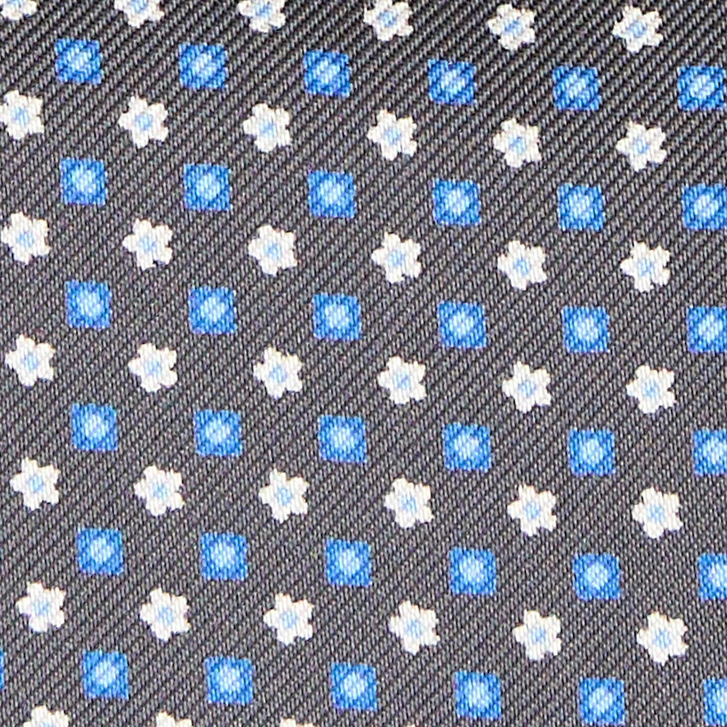 DARK GREY SILK ASCOT TIE - Image 2