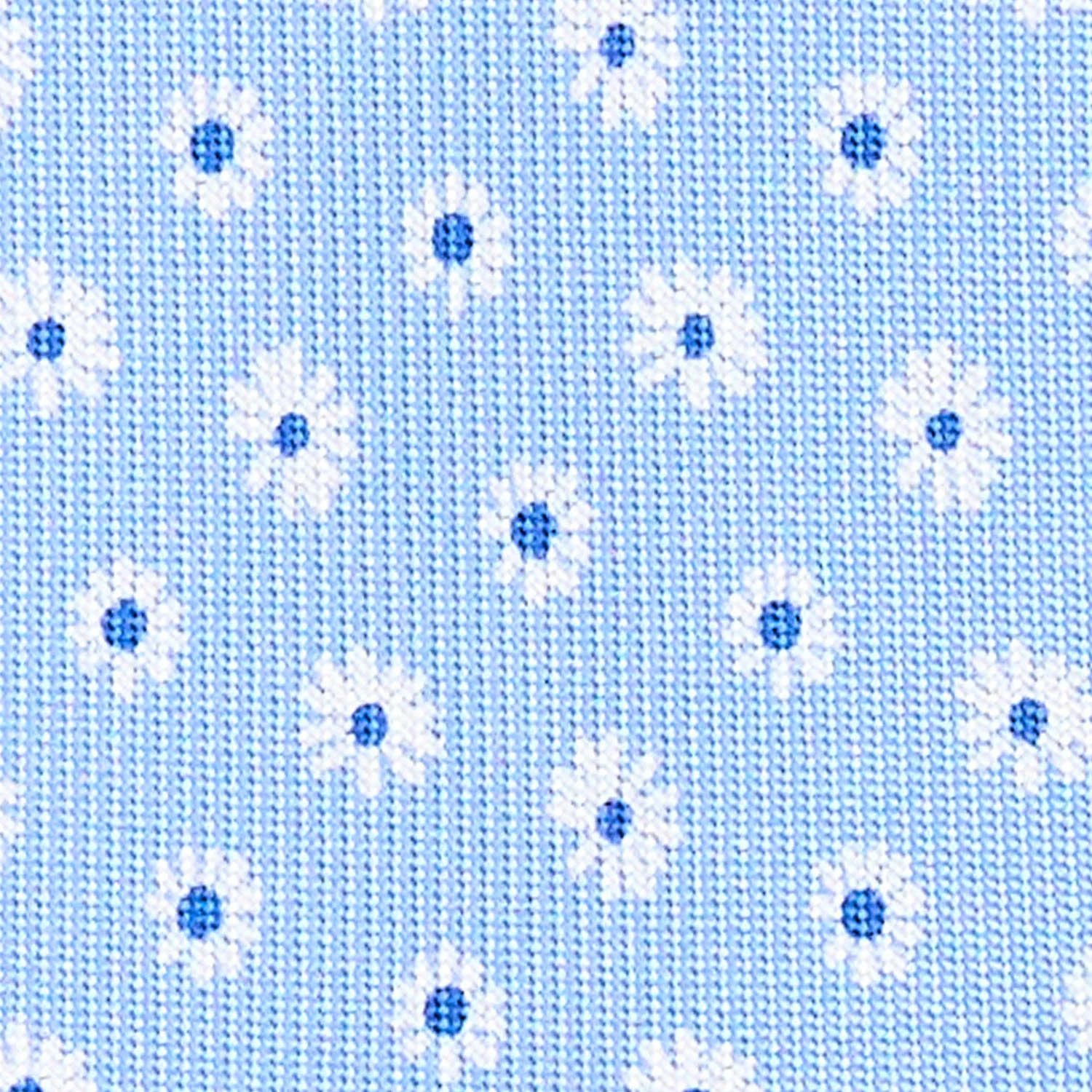 LIGHT BLUE 9 FOLD SARTORIAL SILK TIE - Image 4