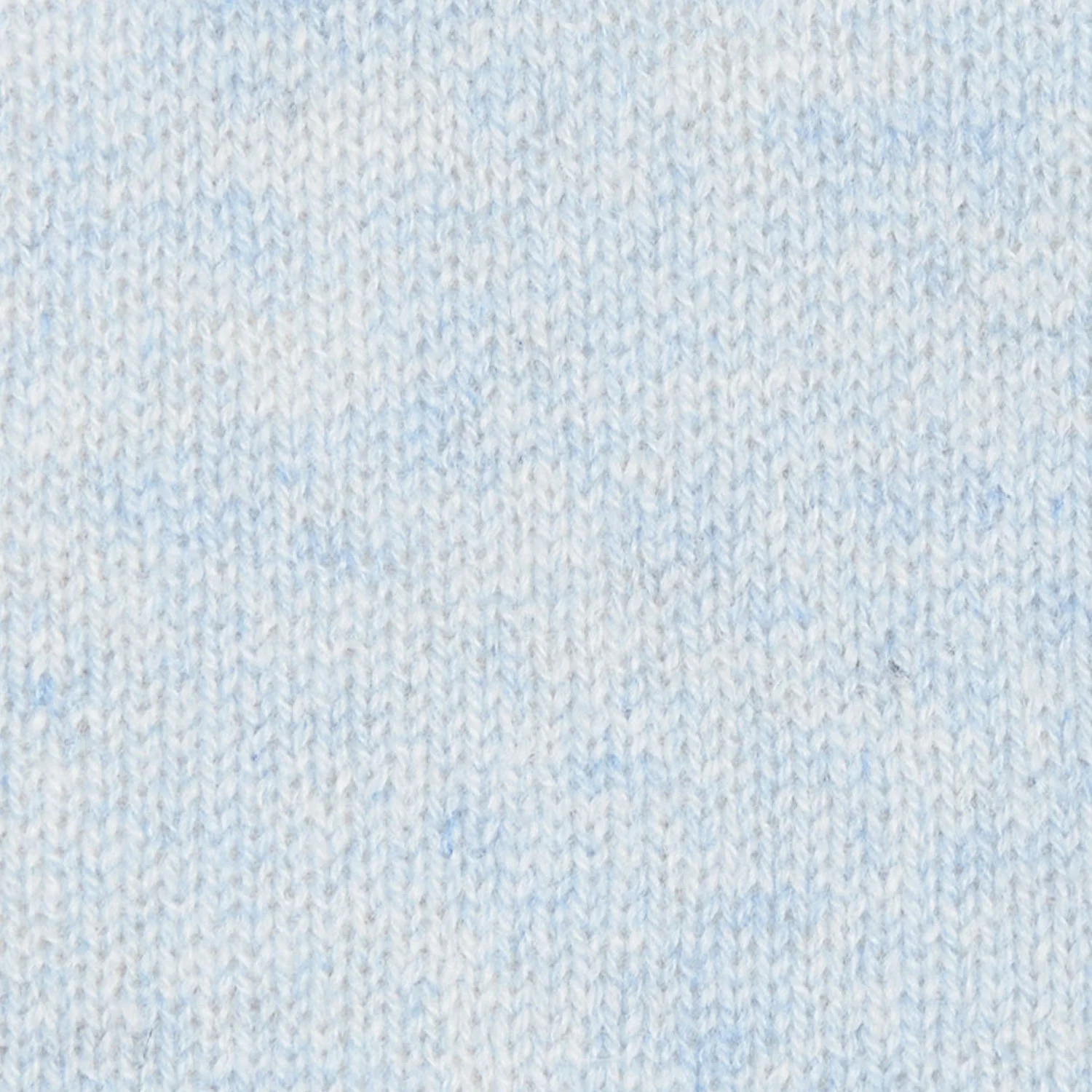 LIGHT BLUE AND BEIGE TWO-TONE CASHMERE NECK WARMER - Image 2