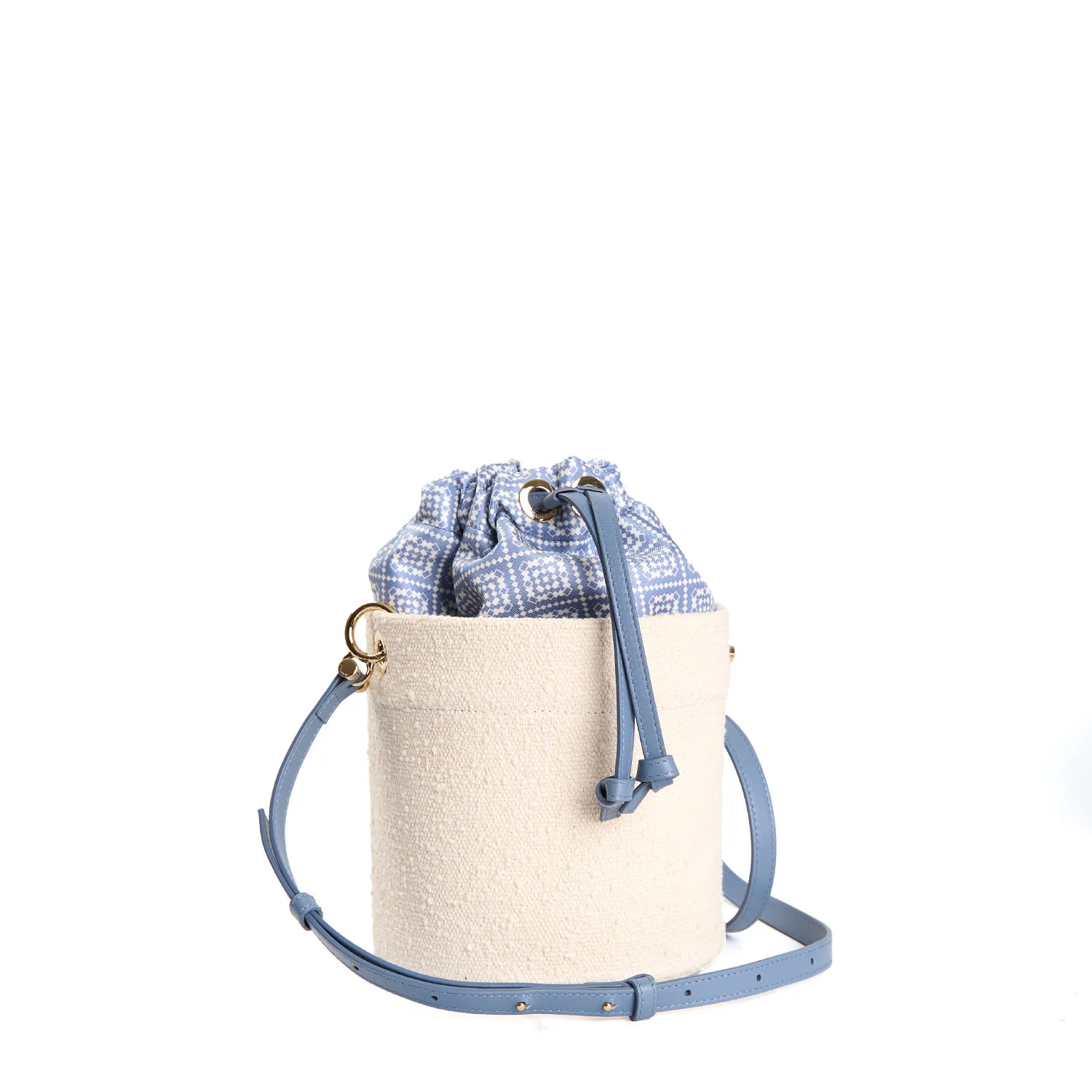 LIGHT BLUE BASKET BAG - Image 7