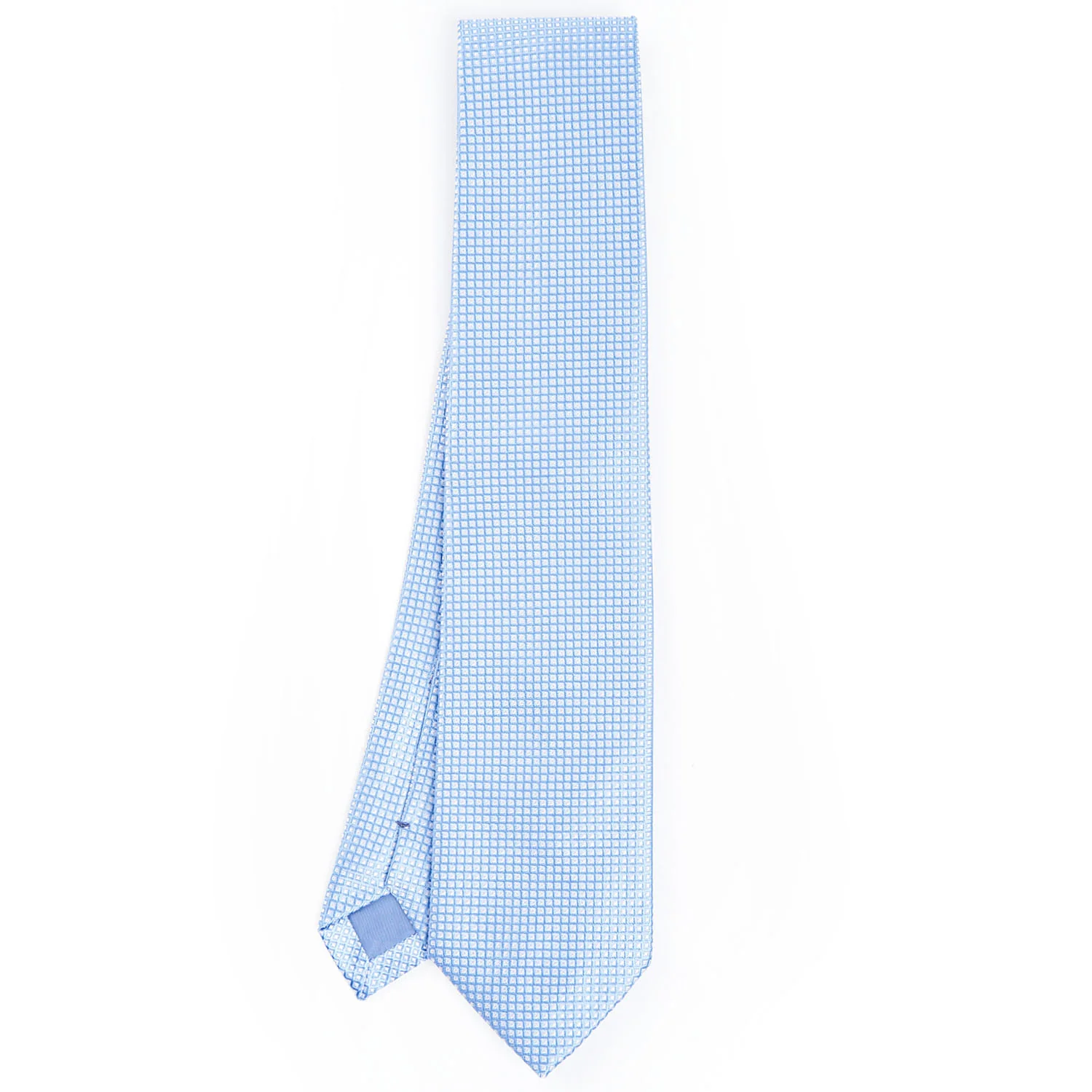 LIGHT BLUE CEREMONIAL TIE - Image 2