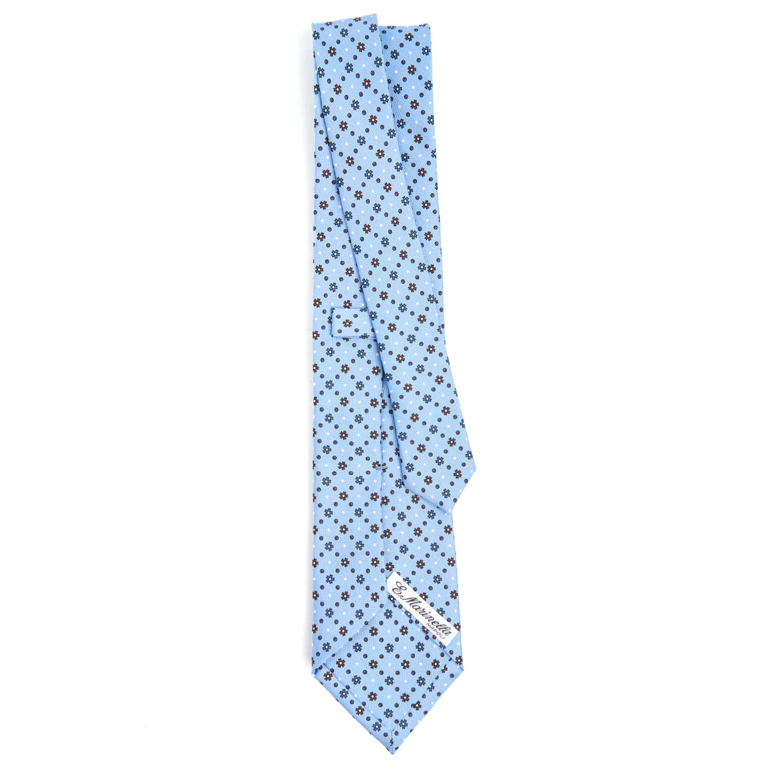LIGHT BLUE CLASSIC SILK TIE - Image 3