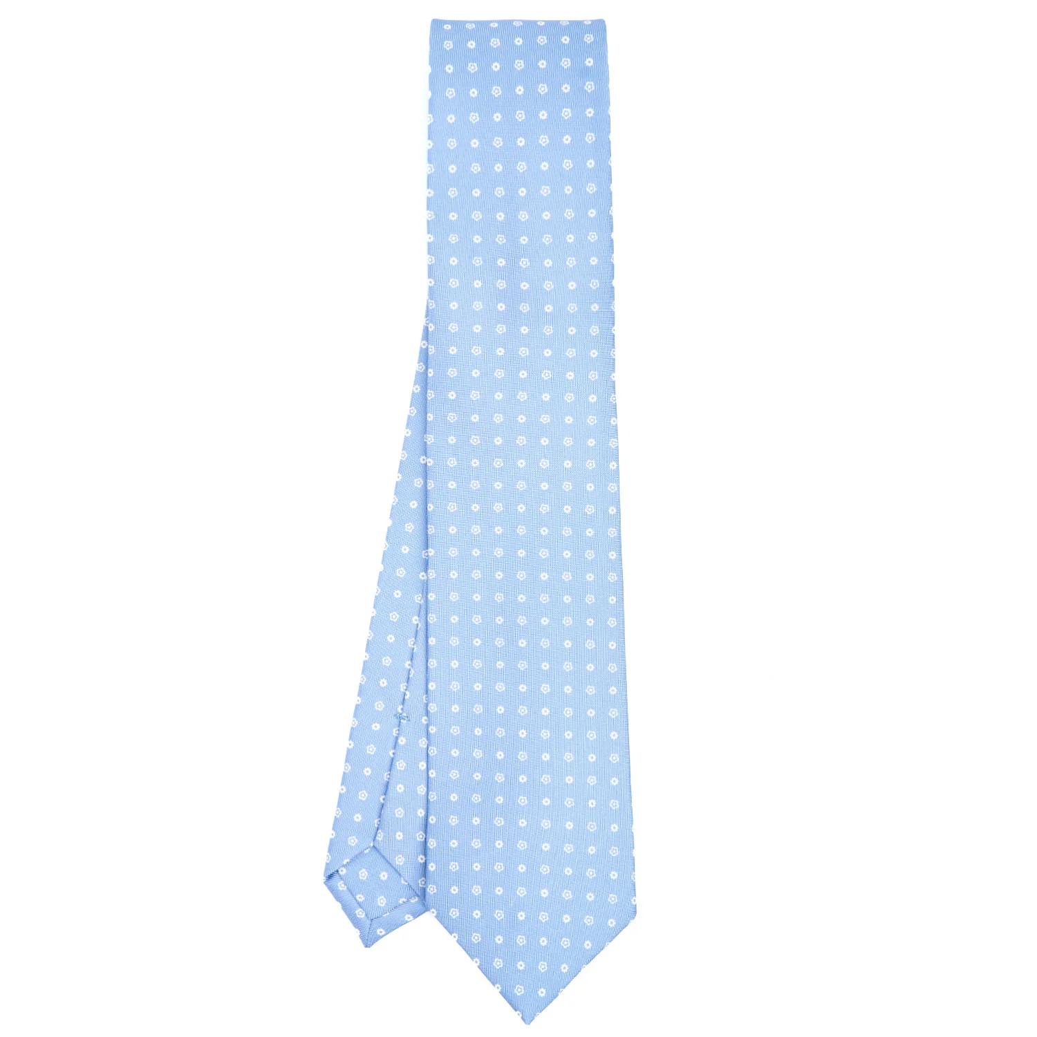 LIGHT BLUE CLASSIC SILK TIE - Image 2