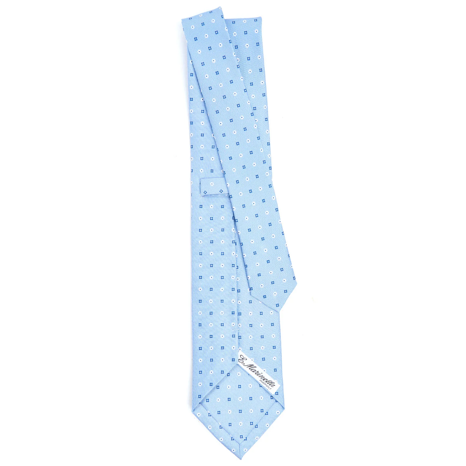 LIGHT BLUE CLASSIC SILK TIE - Image 3