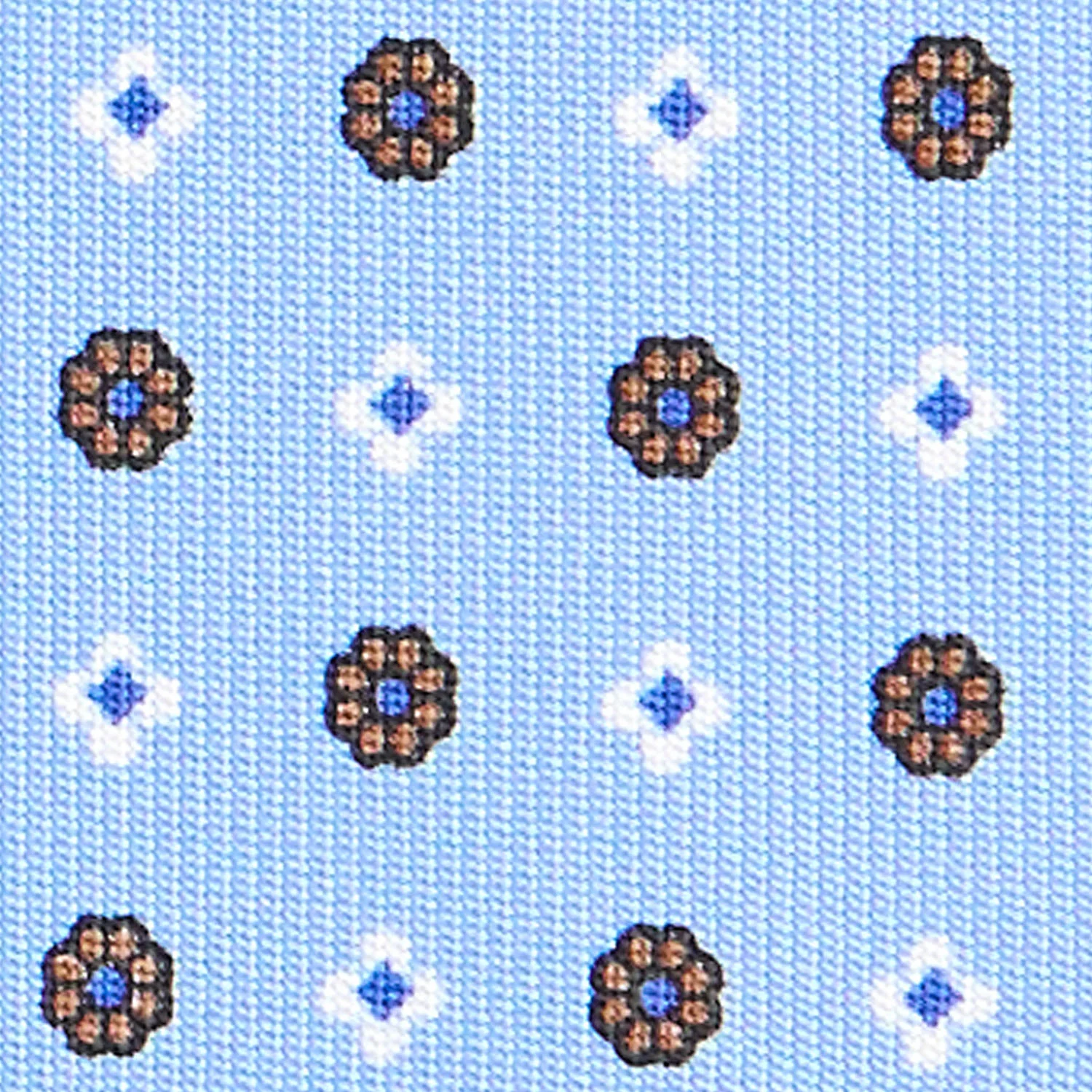 LIGHT BLUE CLASSIC SILK TIE - Image 5