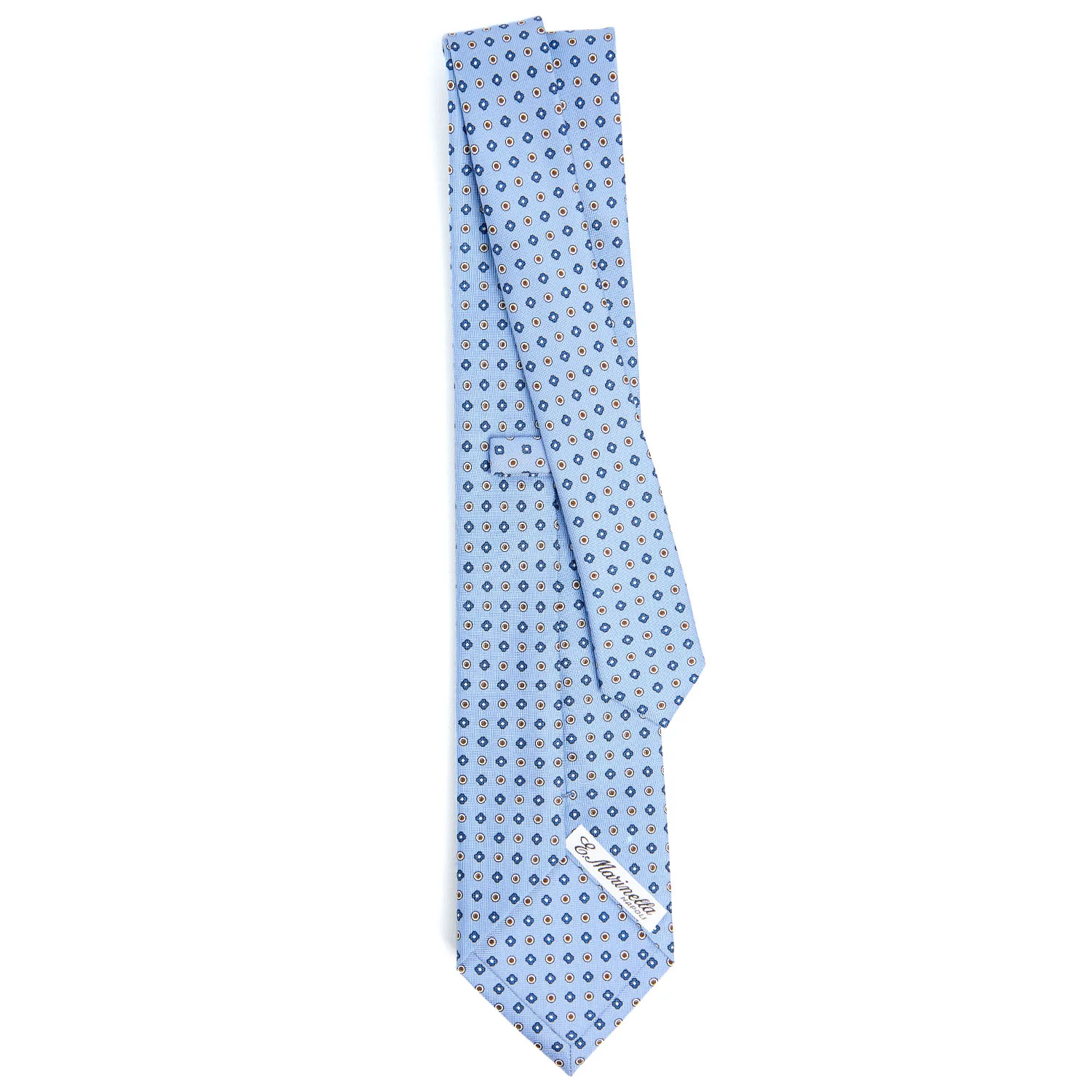 LIGHT BLUE CLASSIC SILK TIE - Image 3