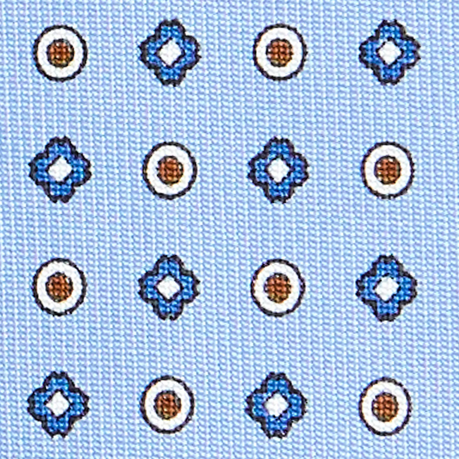 LIGHT BLUE CLASSIC SILK TIE - Image 5