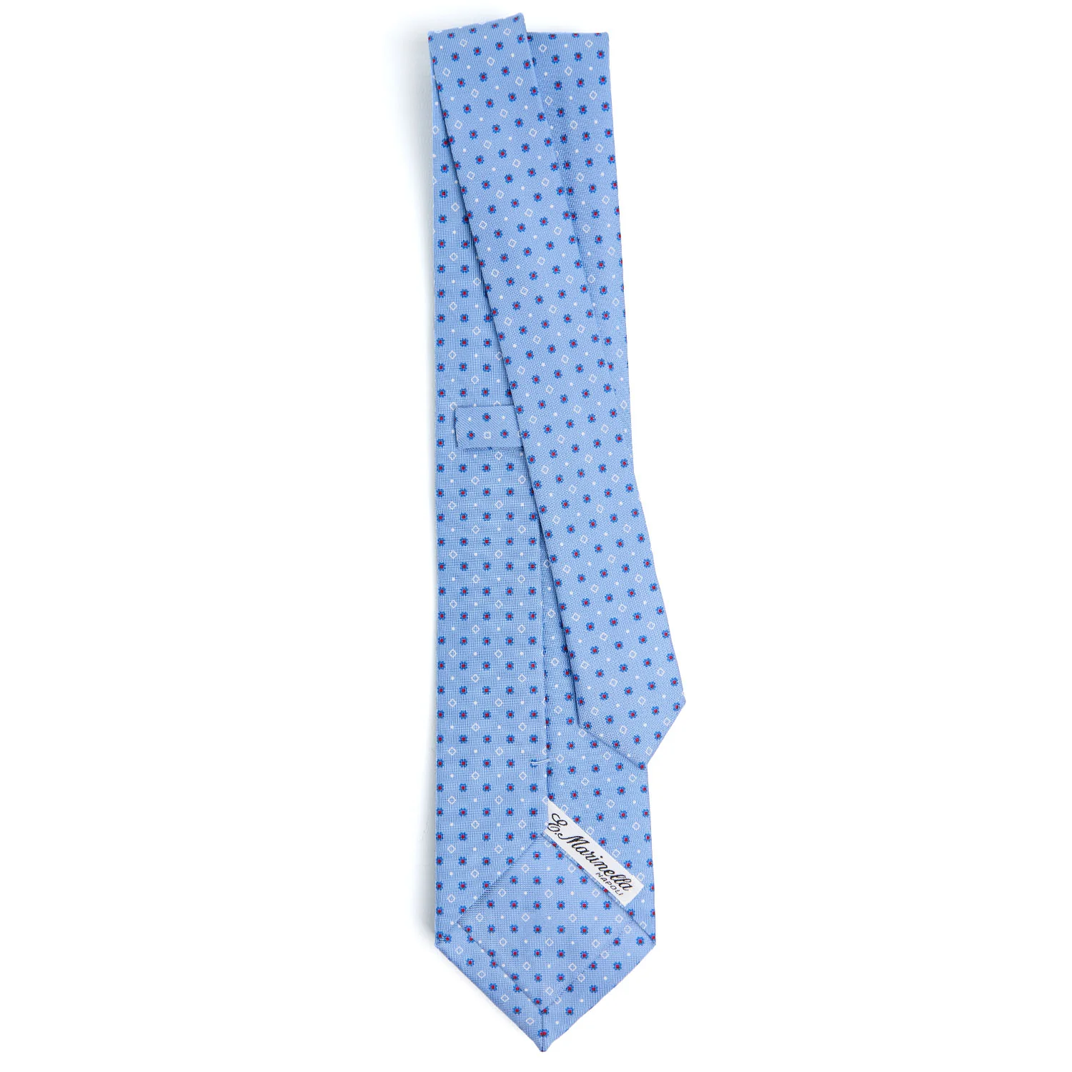 LIGHT BLUE CLASSIC SILK TIE - Image 3