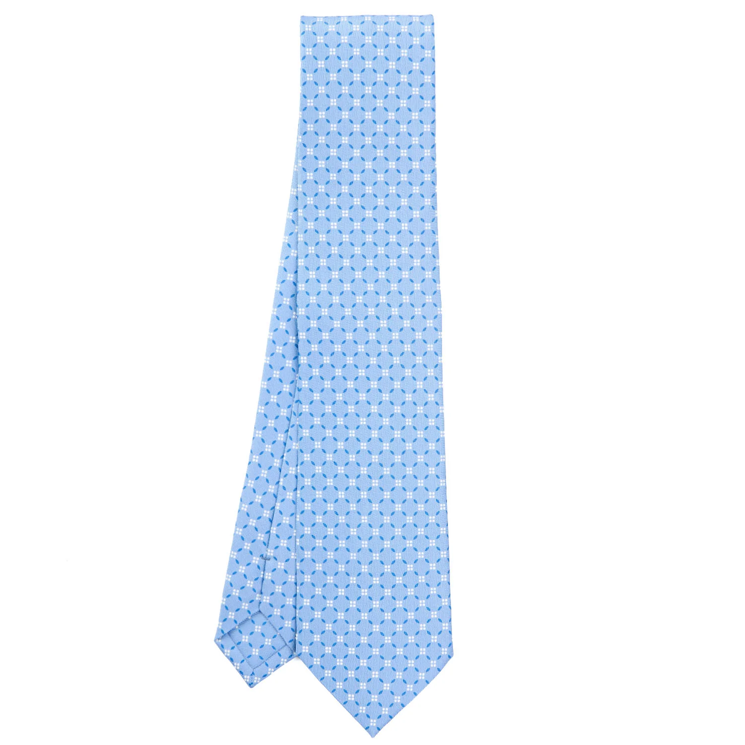 LIGHT BLUE CLASSIC SILK TIE - Image 2