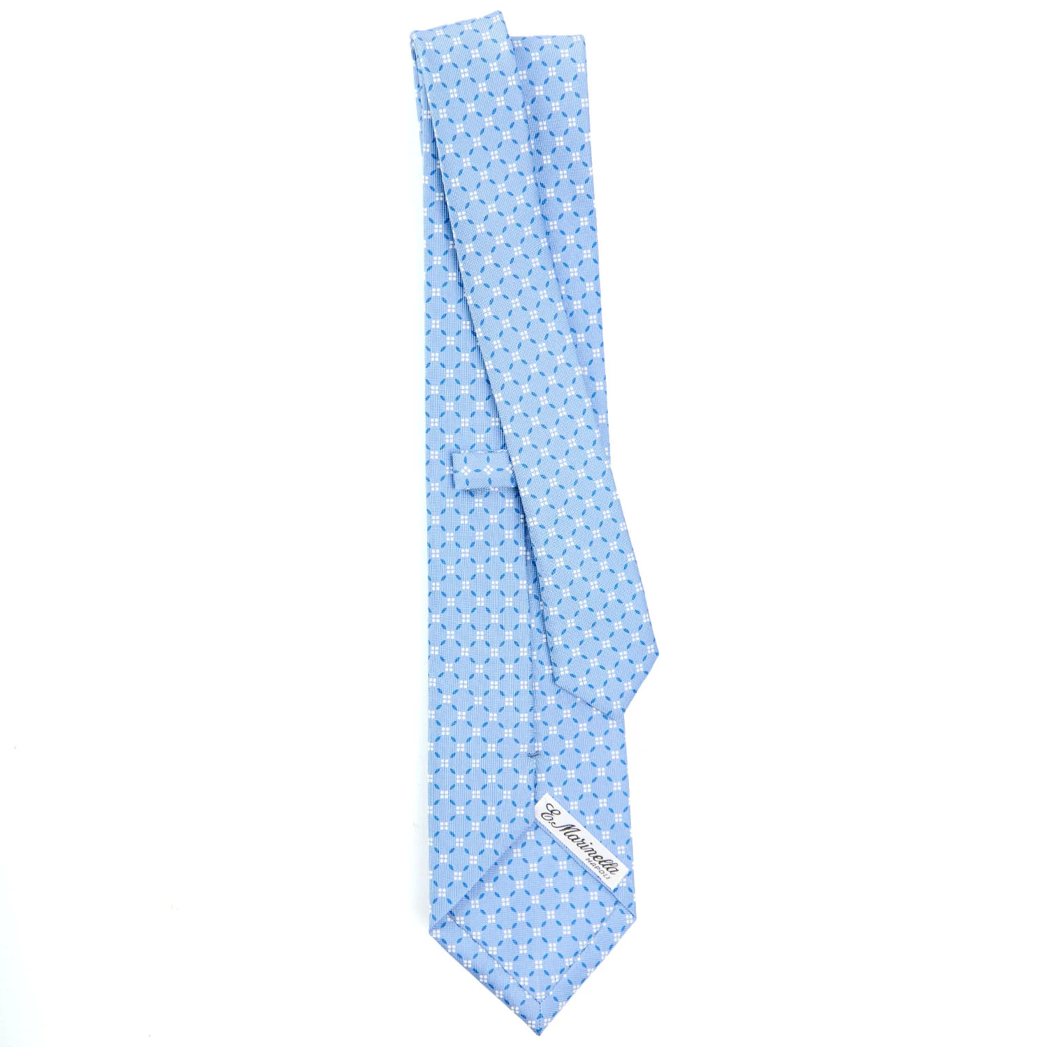 LIGHT BLUE CLASSIC SILK TIE - Image 3