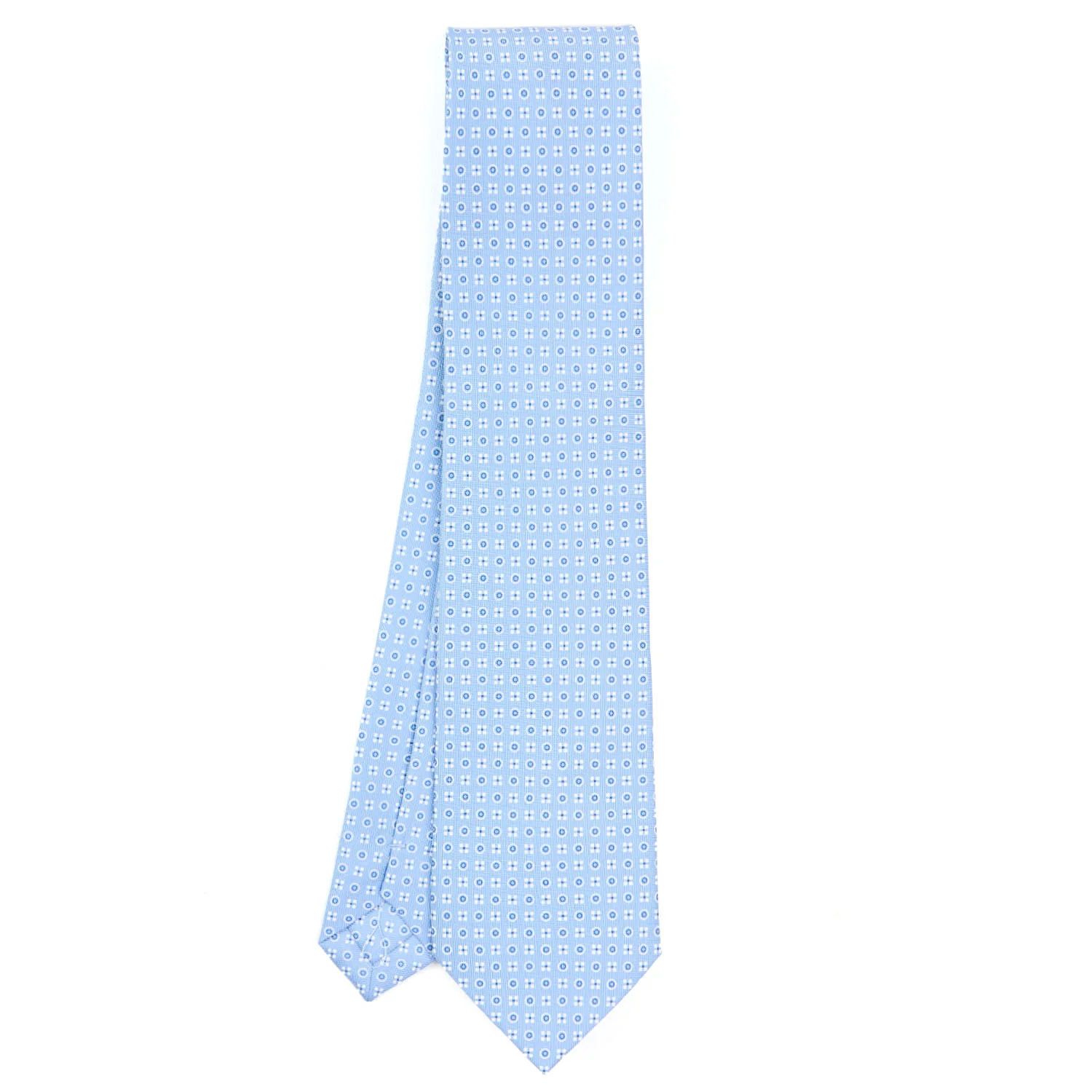 LIGHT BLUE CLASSIC SILK TIE - Image 2