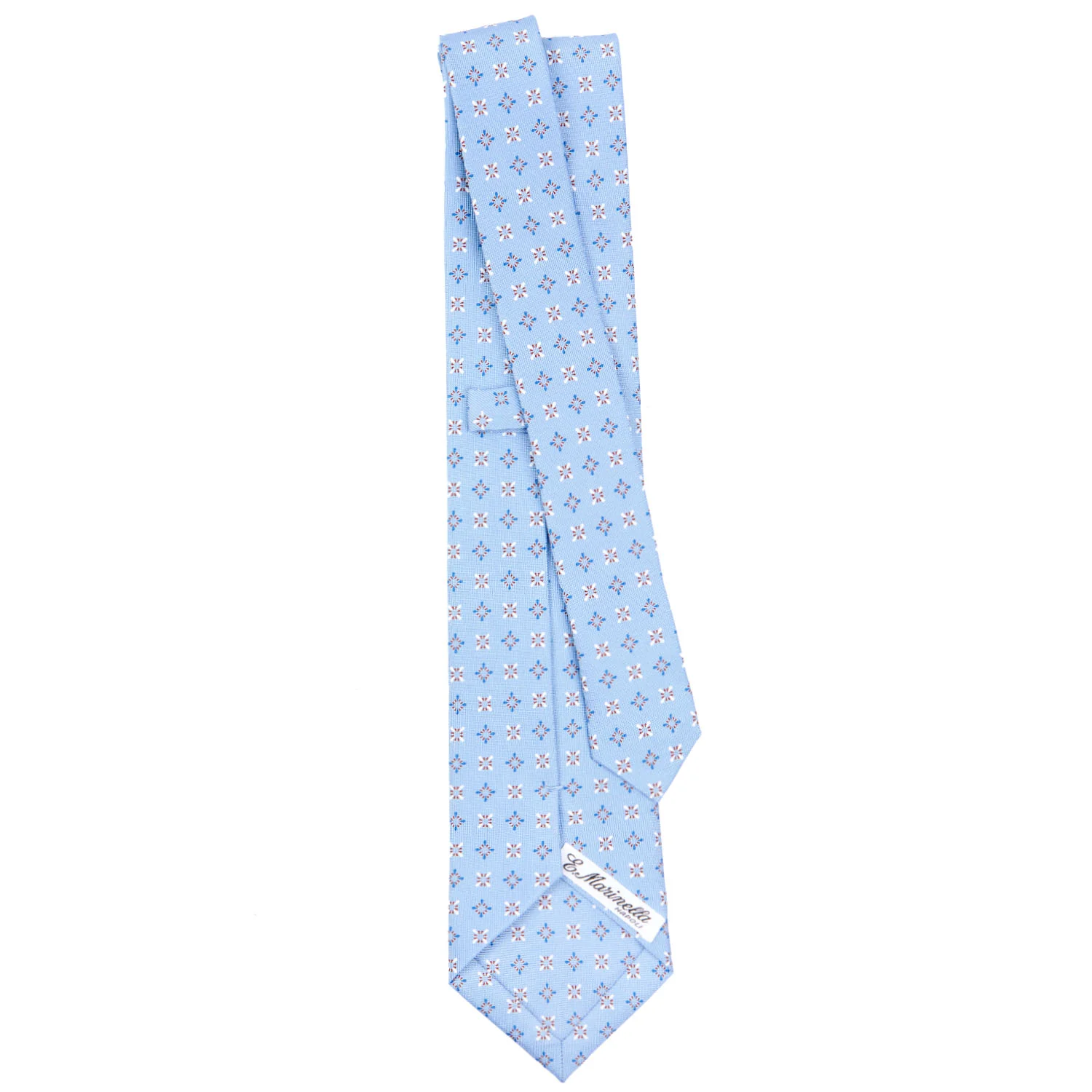 LIGHT BLUE CLASSIC SILK TIE - Image 3