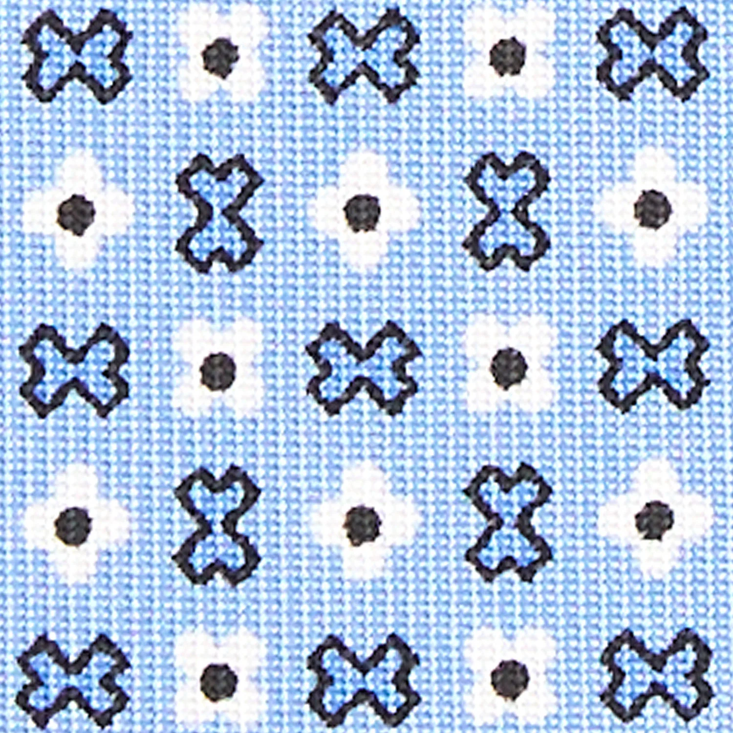 LIGHT BLUE EXTRA LONG SARTORIAL SILK TIE - Image 5