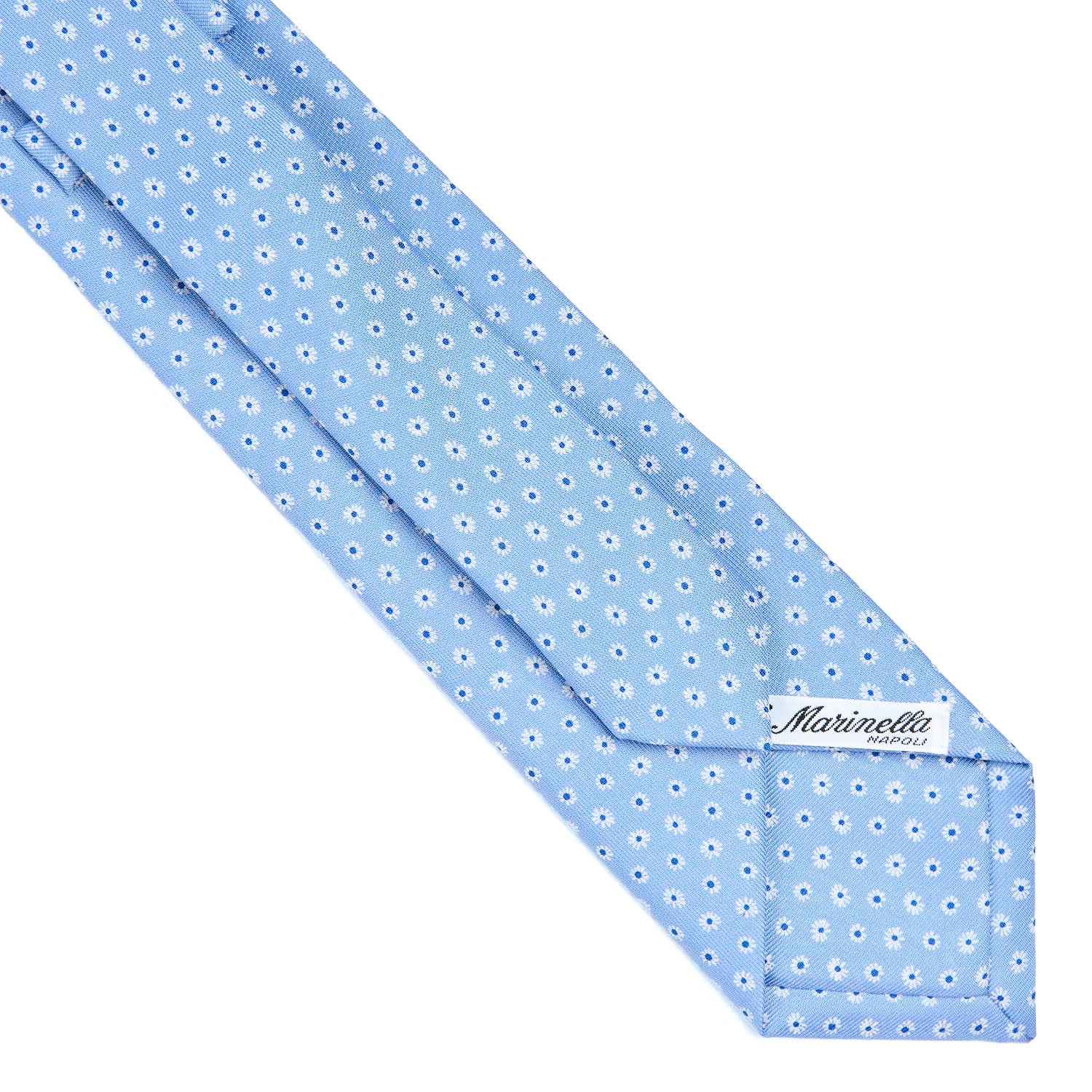 LIGHT BLUE EXTRA LONG SARTORIAL SILK TIE - Image 4