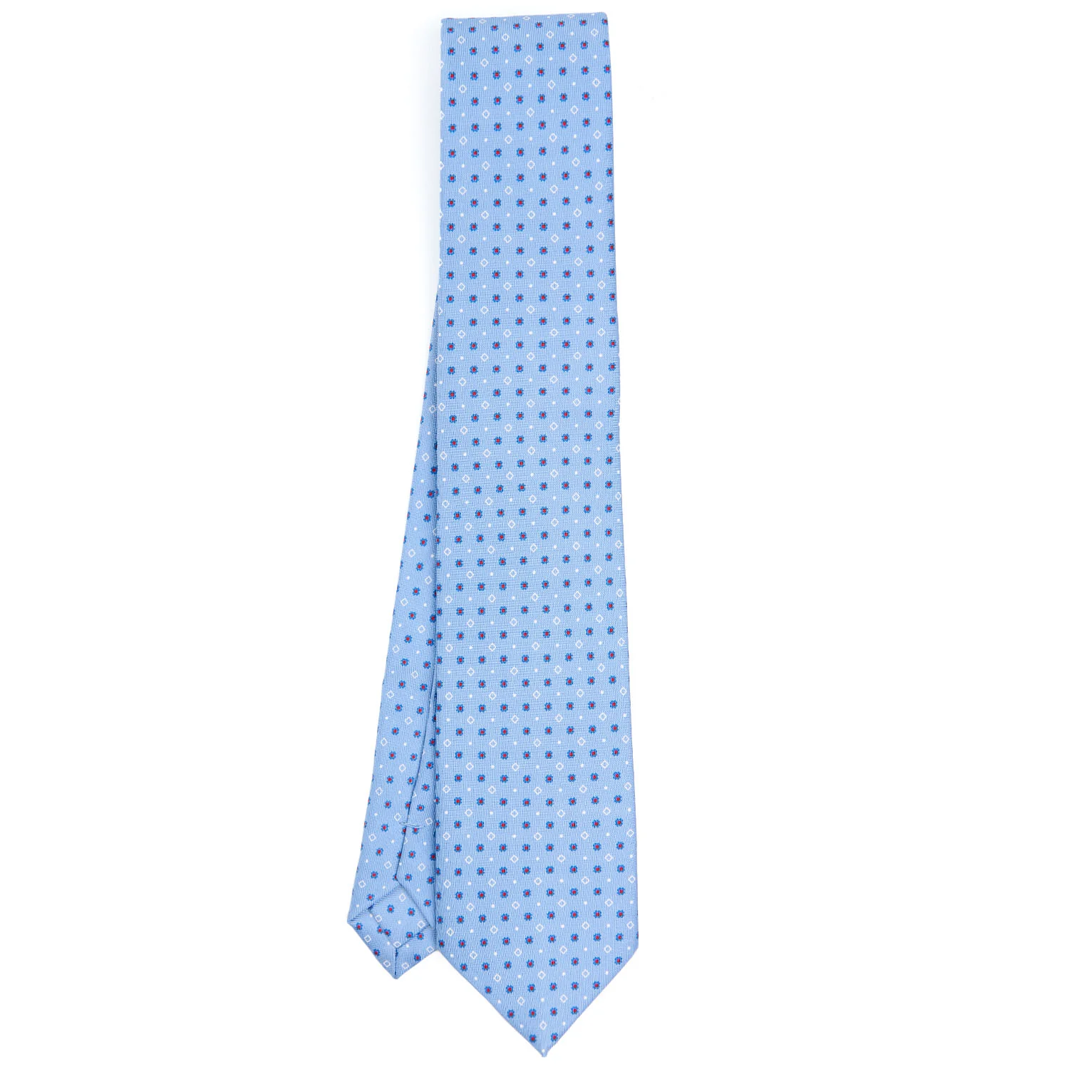 LIGHT BLUE EXTRA LONG SARTORIAL SILK TIE - Image 2