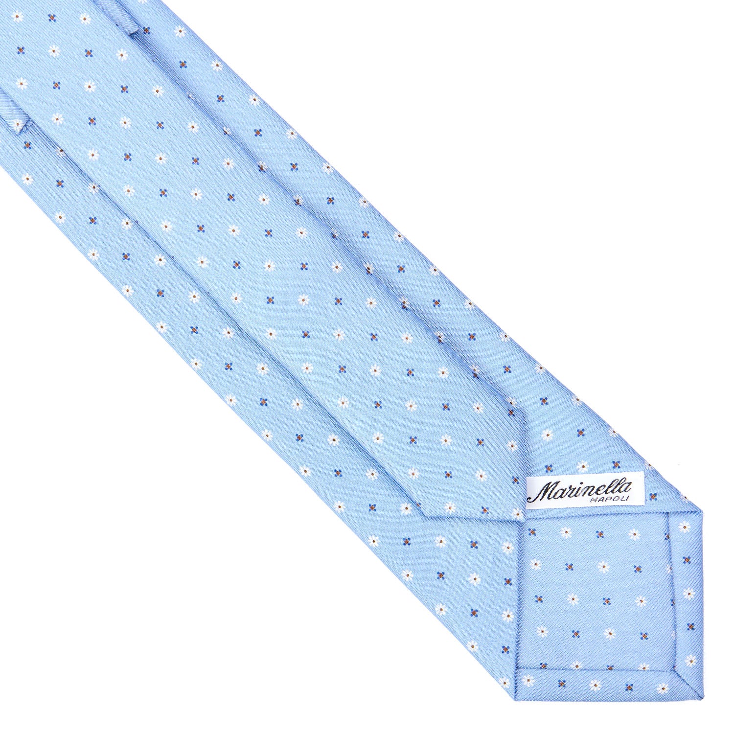 LIGHT BLUE EXTRA LONG SARTORIAL SILK TIE - Image 4