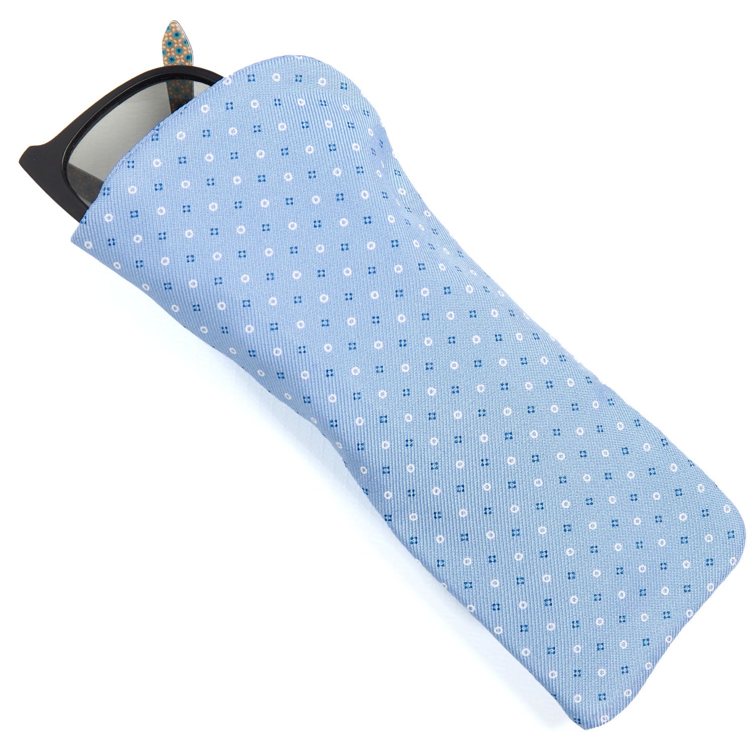 LIGHT BLUE GLASSES CASE
