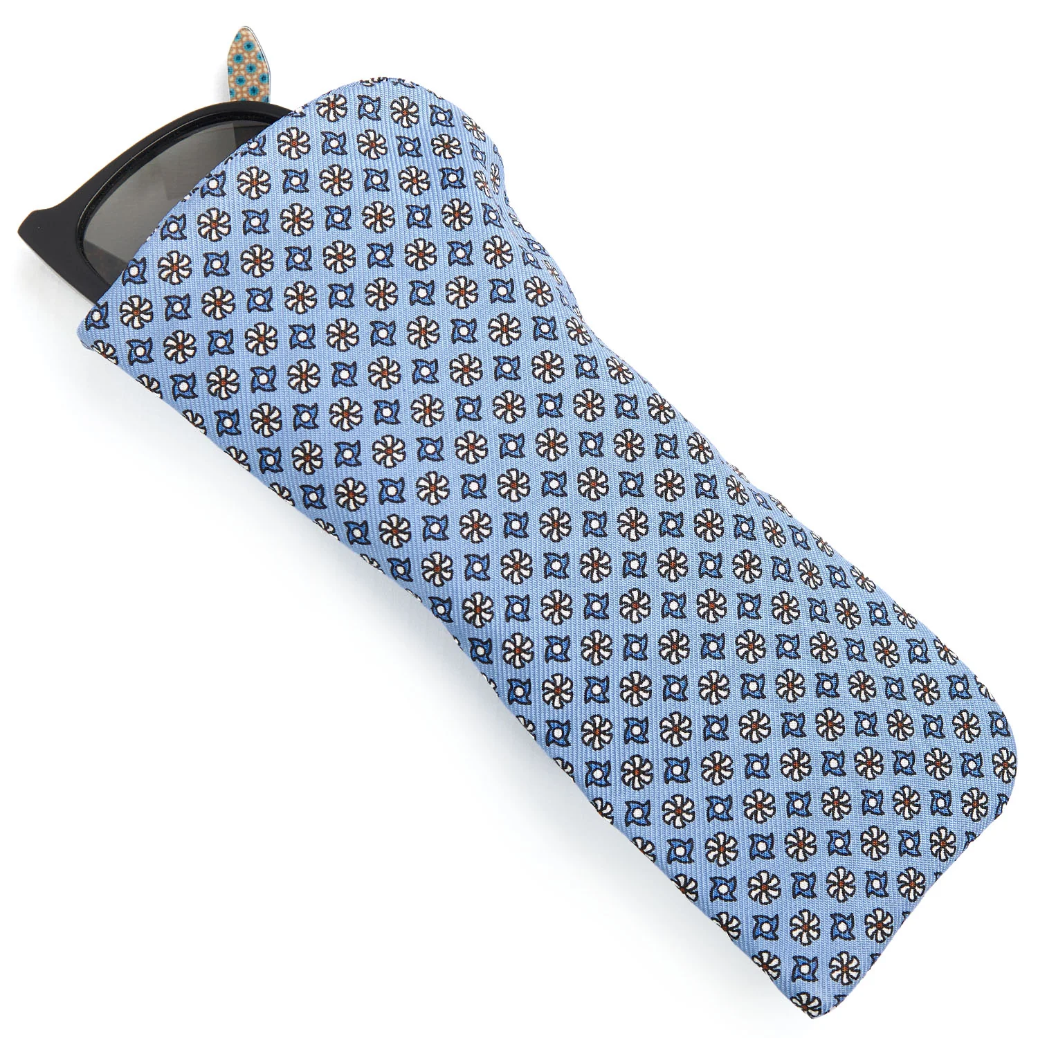 LIGHT BLUE GLASSES CASE