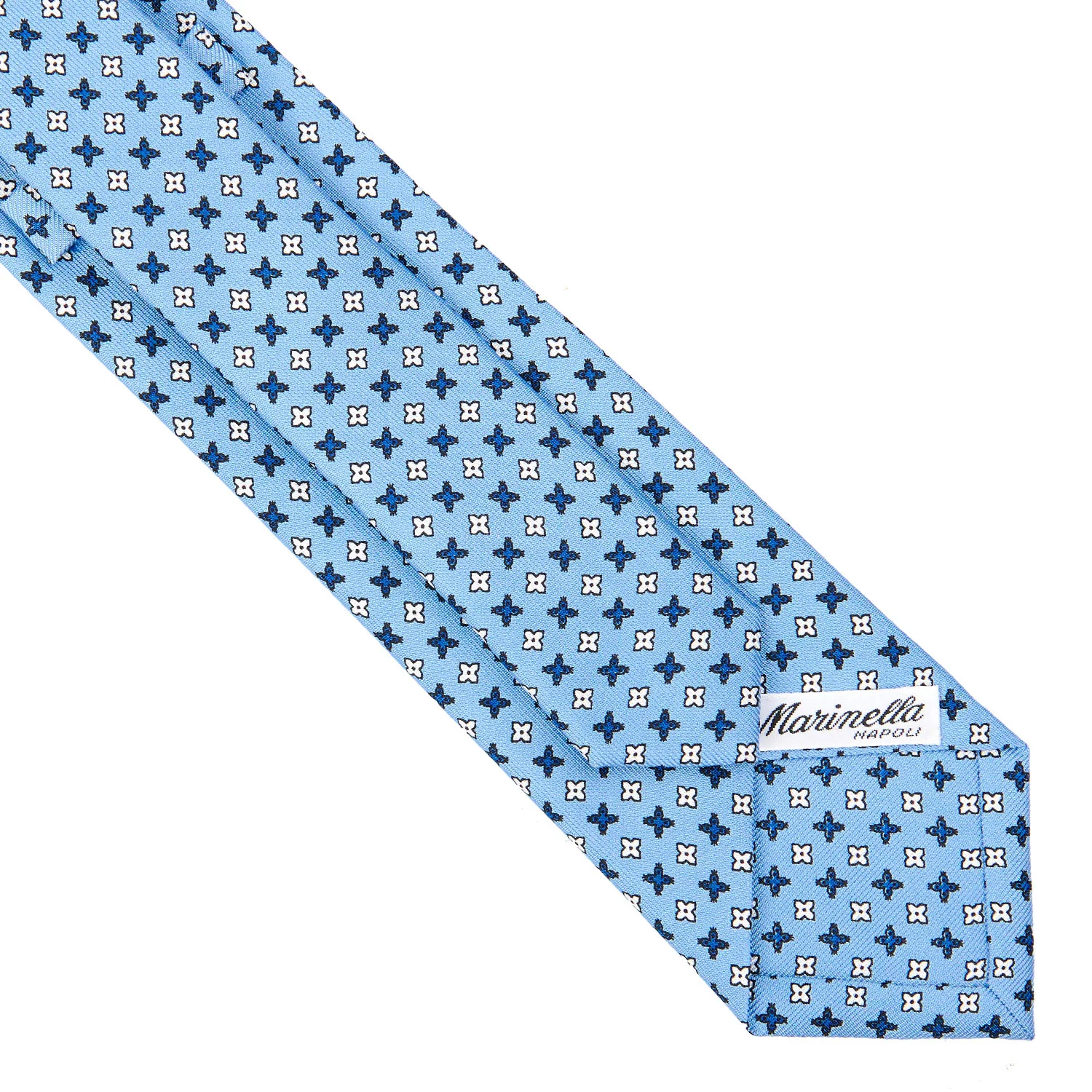 POWDER BLUE SARTORIAL 7 CM SILK TIE - Image 4