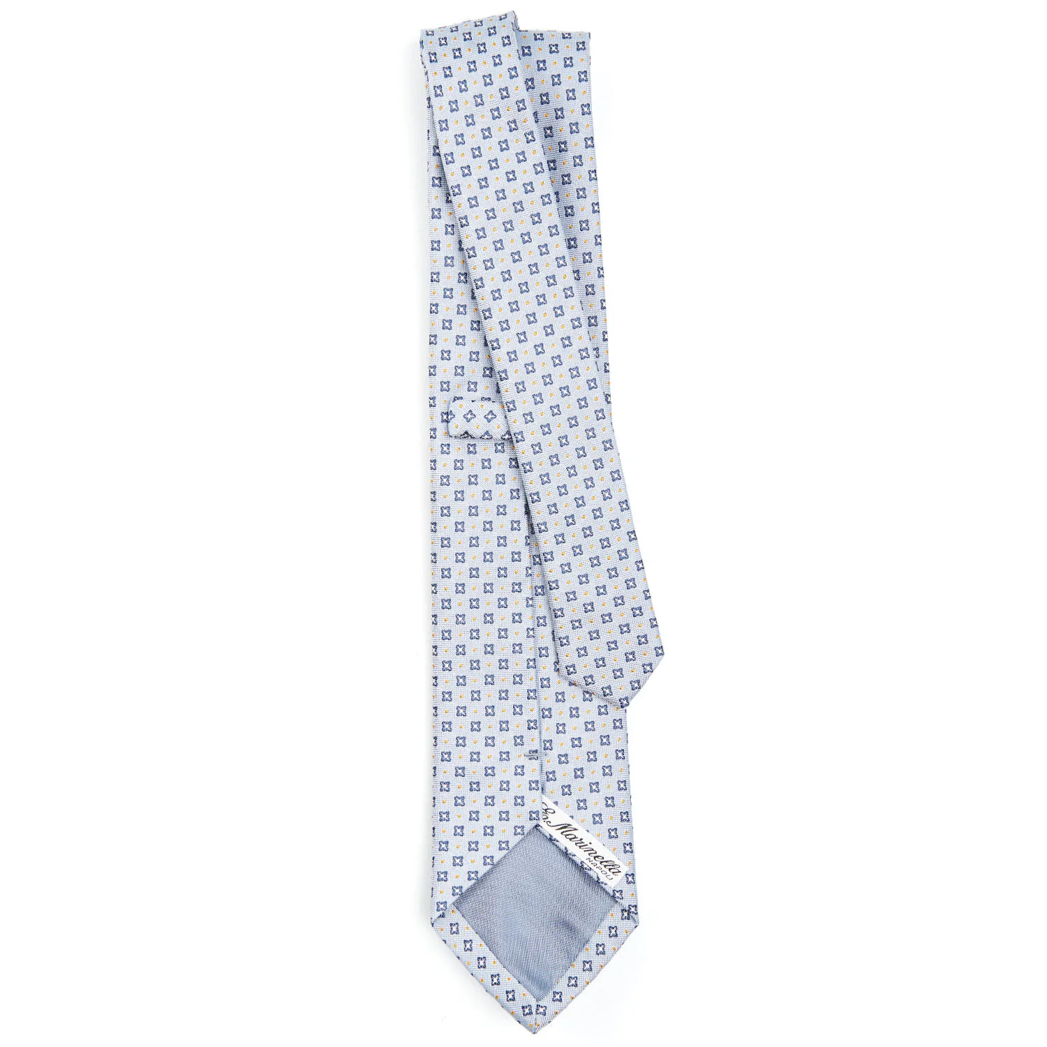 LIGHT BLUE SARTORIAL JACQUARD SILK TIE - Image 3