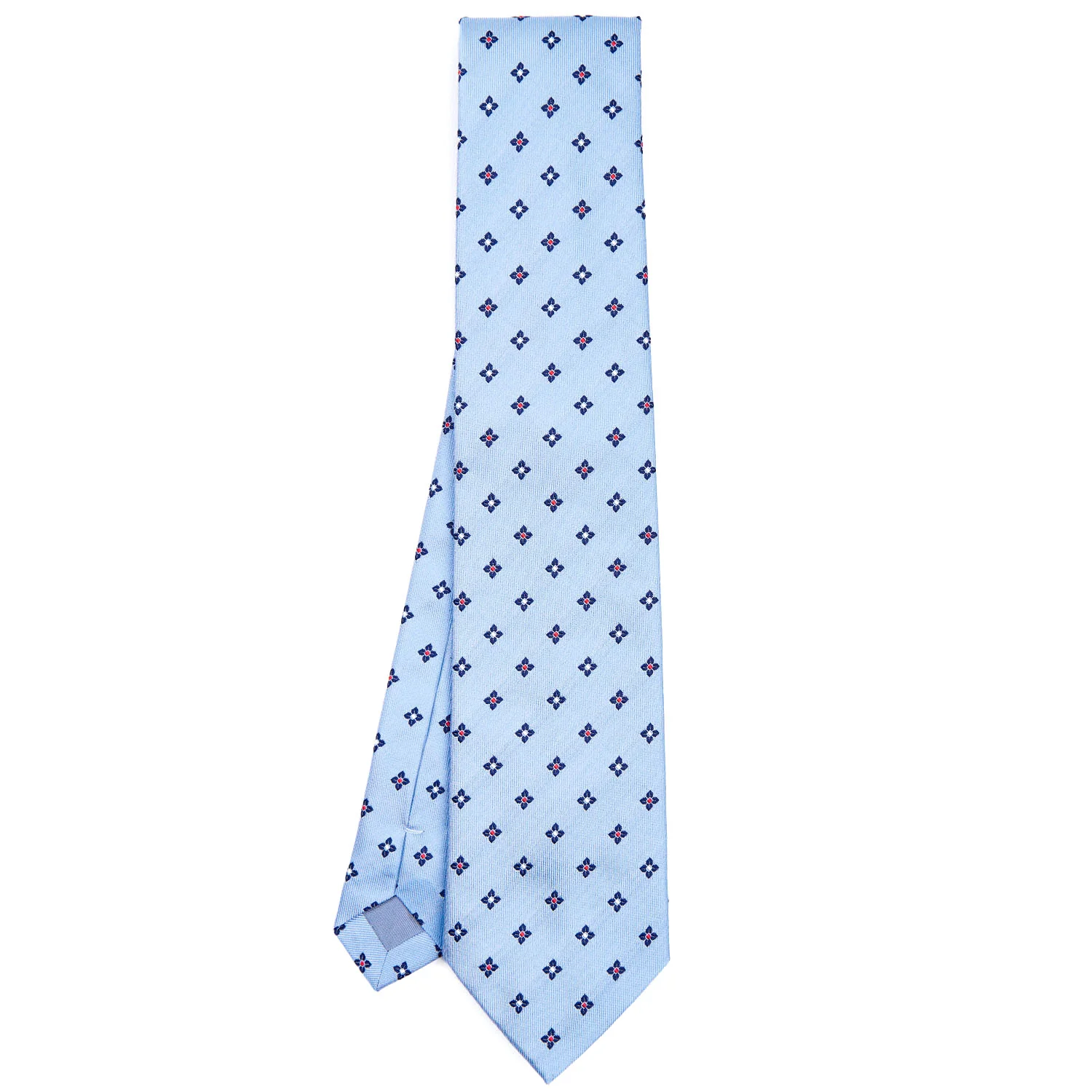 LIGHT BLUE SARTORIAL JACQUARD SILK TIE - Image 2