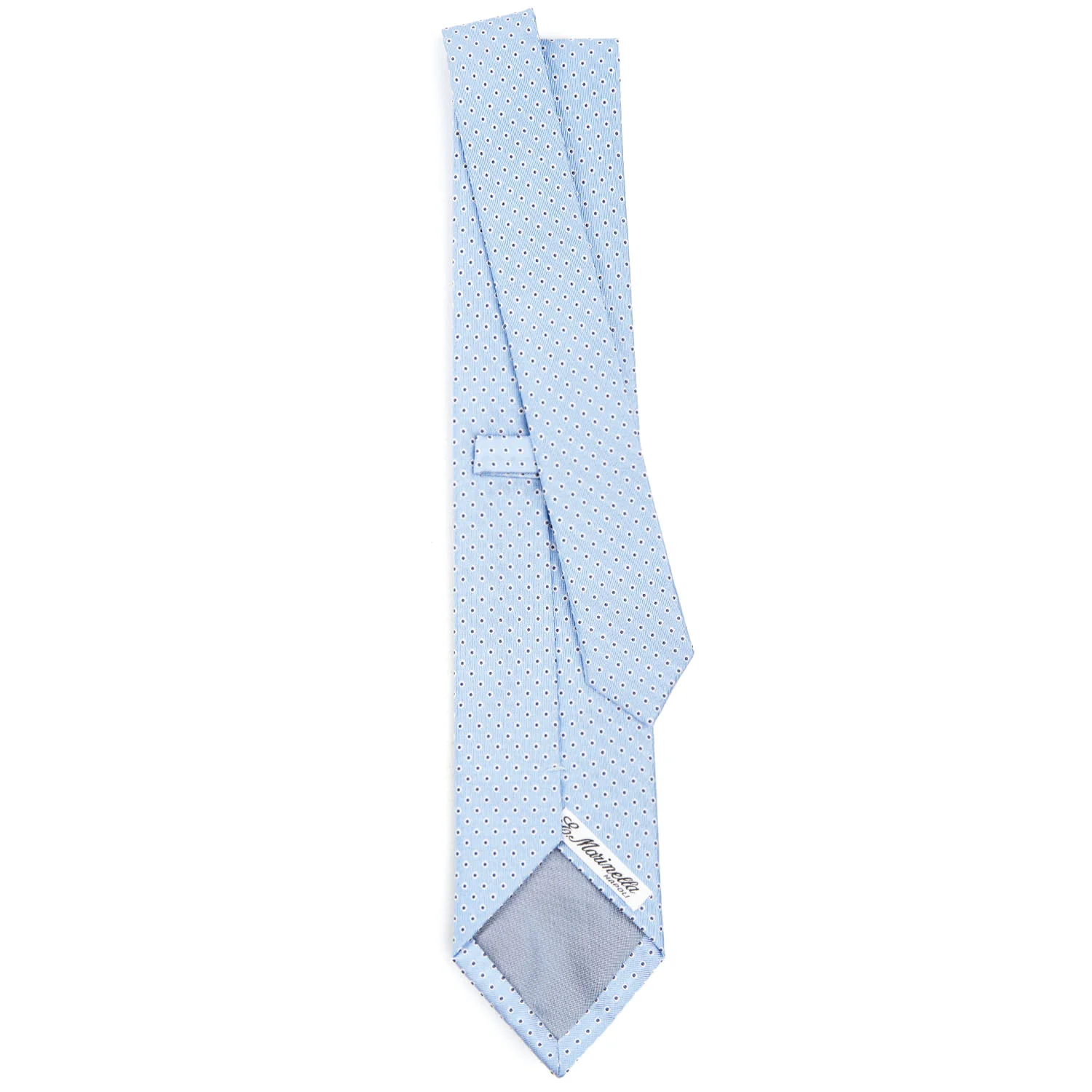 LIGHT BLUE SARTORIAL JACQUARD SILK TIE - Image 3