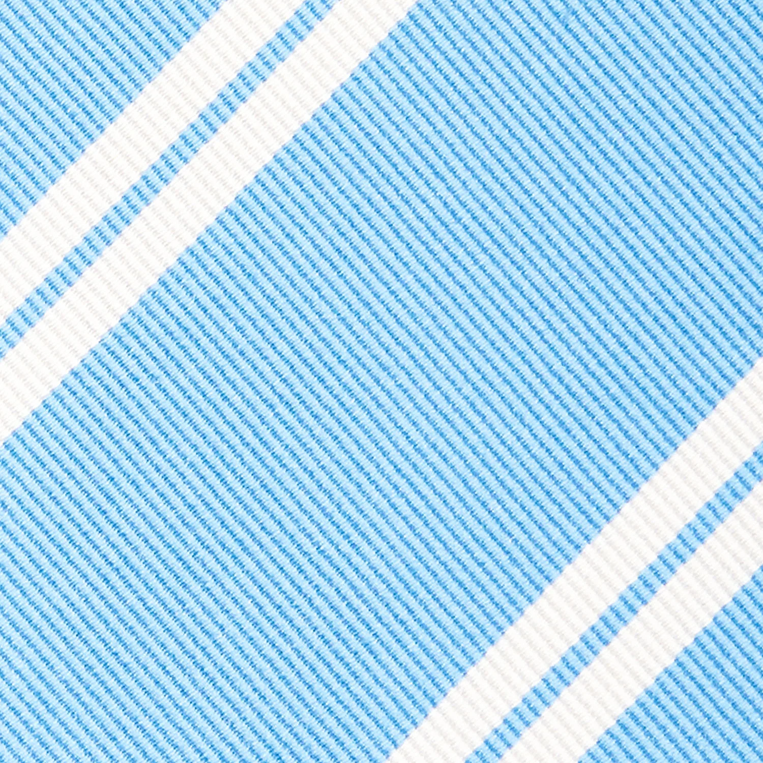 LIGHT BLUE REGIMENTAL SILK TIE - Image 5