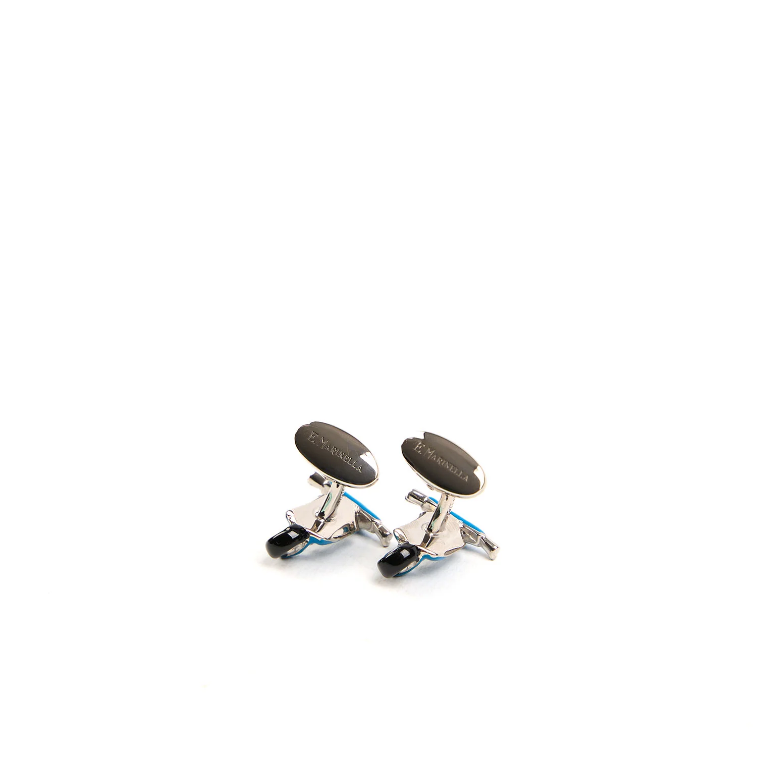 LIGHT BLUE SCOOTER CUFFLINKS - Image 3
