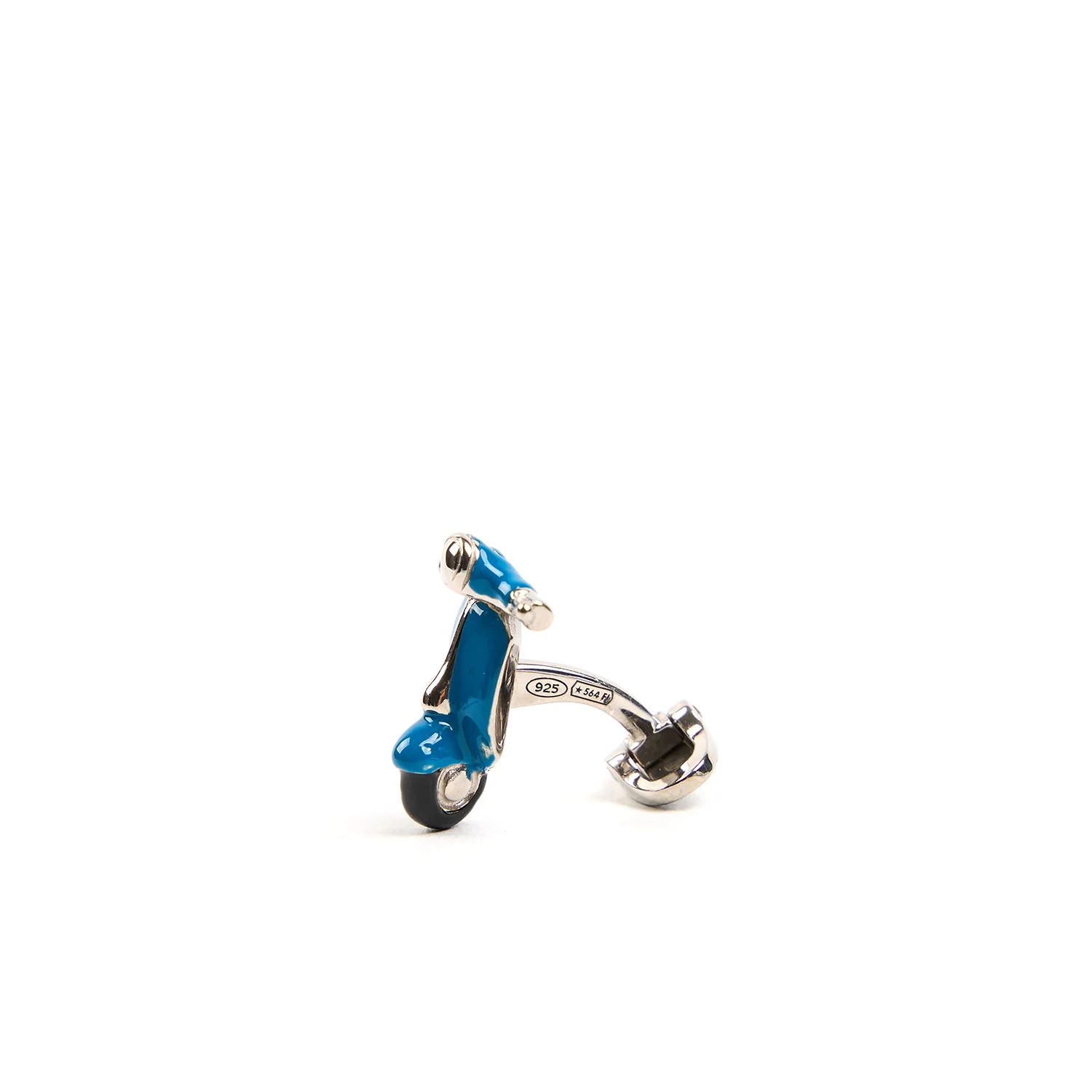 LIGHT BLUE SCOOTER CUFFLINKS - Image 4