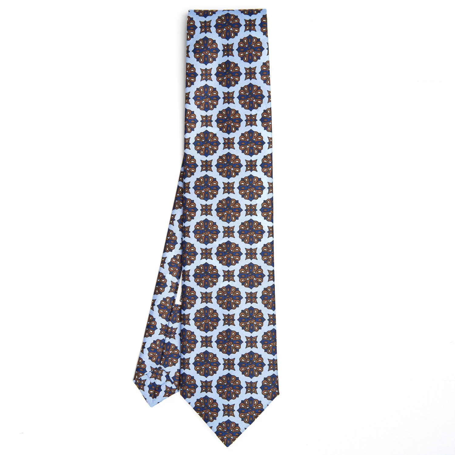 LIGHT BLUE SILK TIE - Image 2