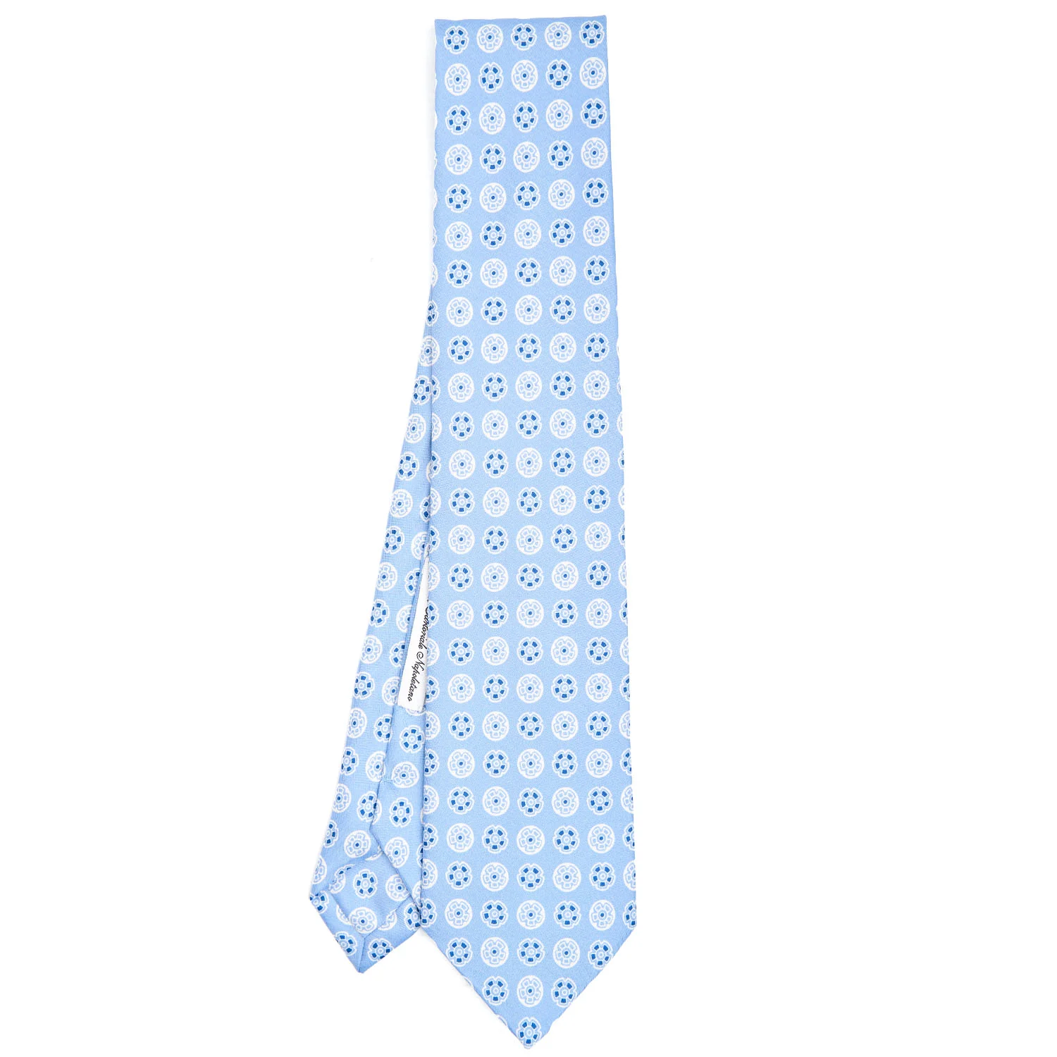 LIGHT BLUE SILK TIE - Image 2