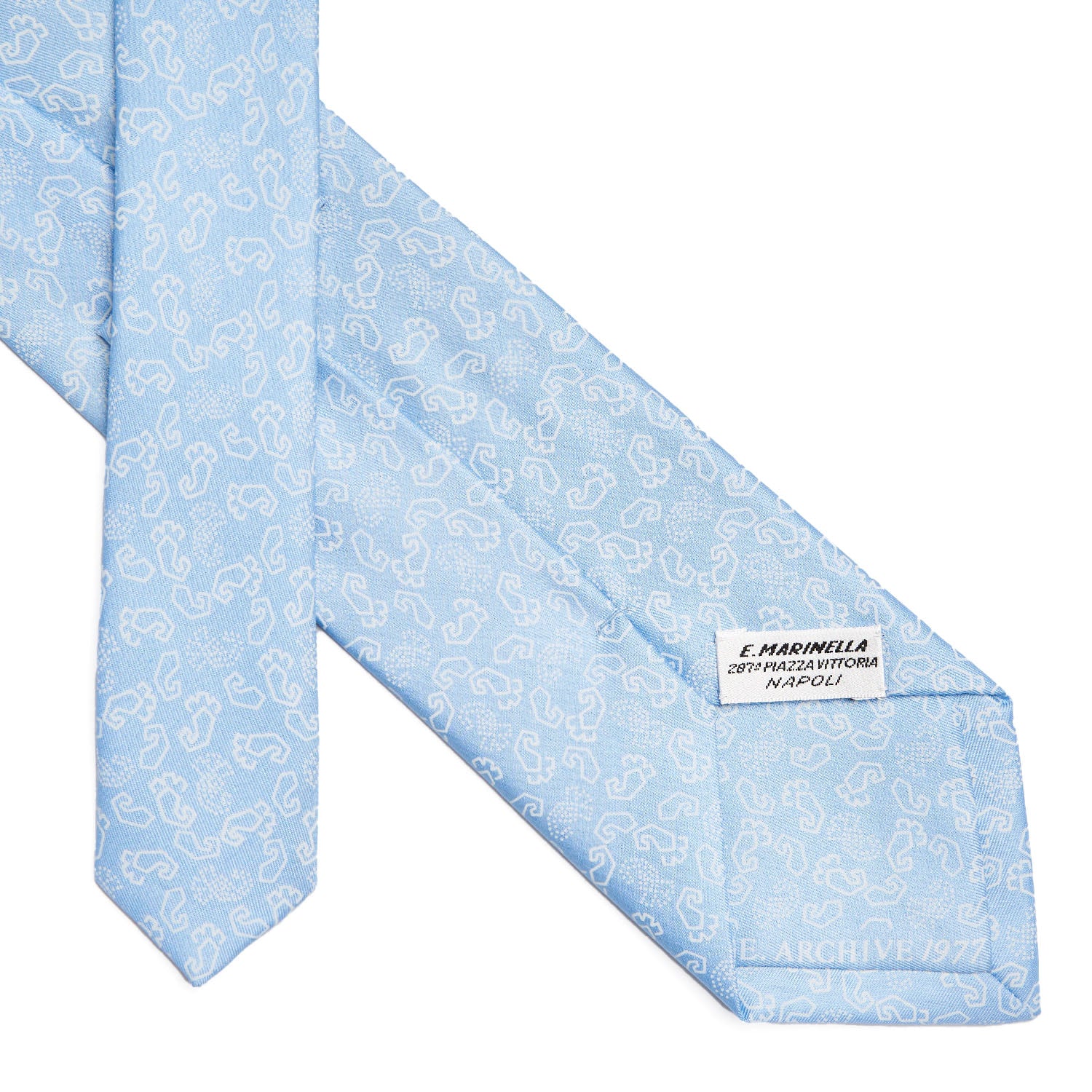 LIGHT BLUE SILK TIE