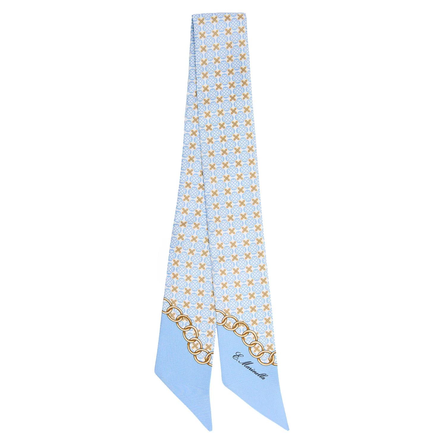 LIGHT BLUE SILK TWILLY