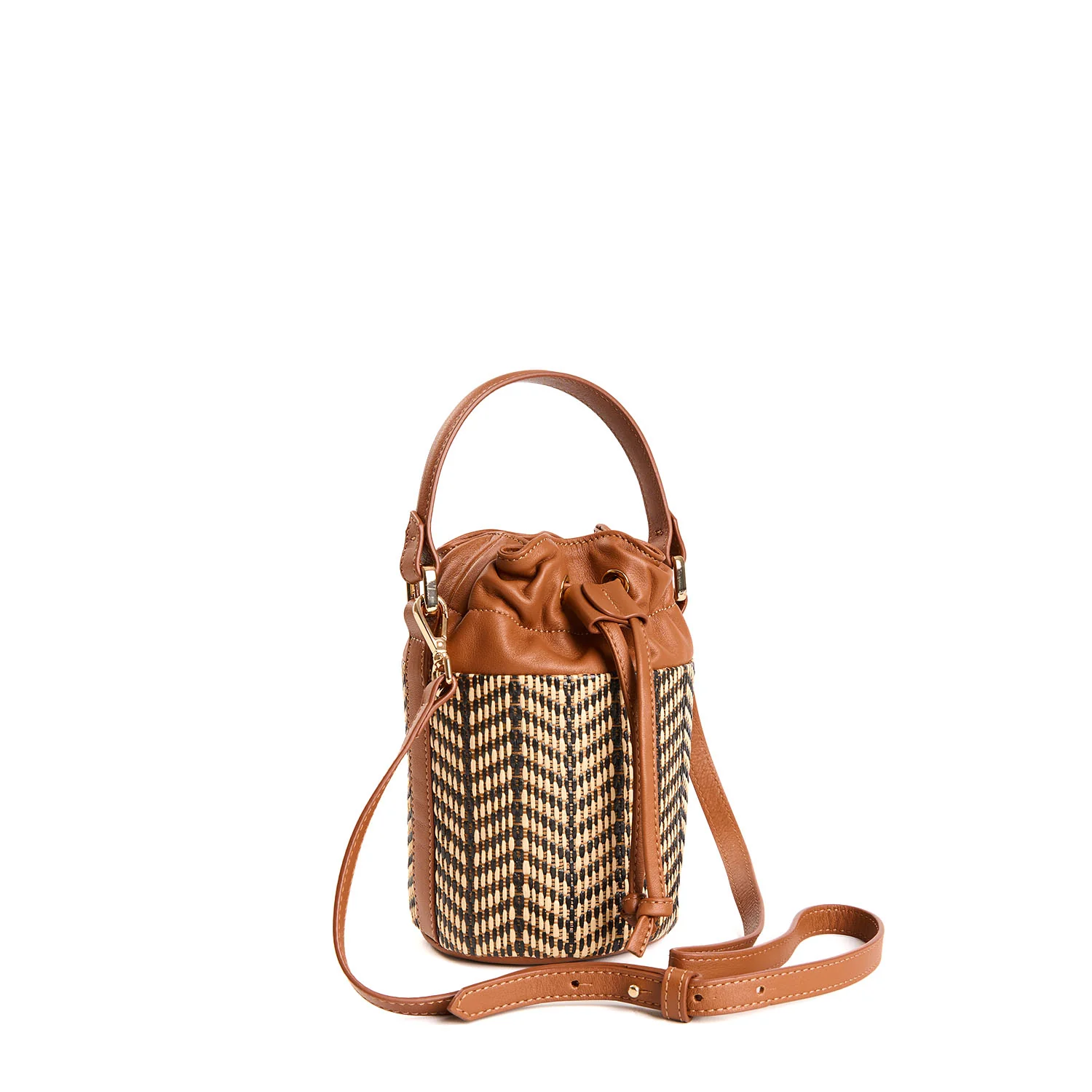 LIGHT BROWN MINI BUCKET - Image 4