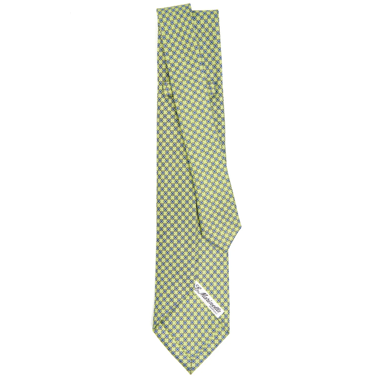 LIGHT GREEN 5 FOLD SARTORIAL SILK TIE - Image 3