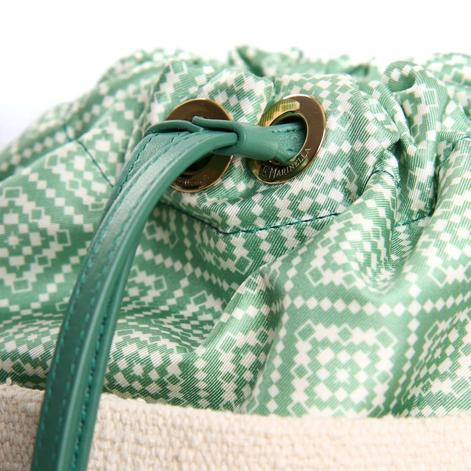 LIGHT GREEN BASKET BAG - Image 4
