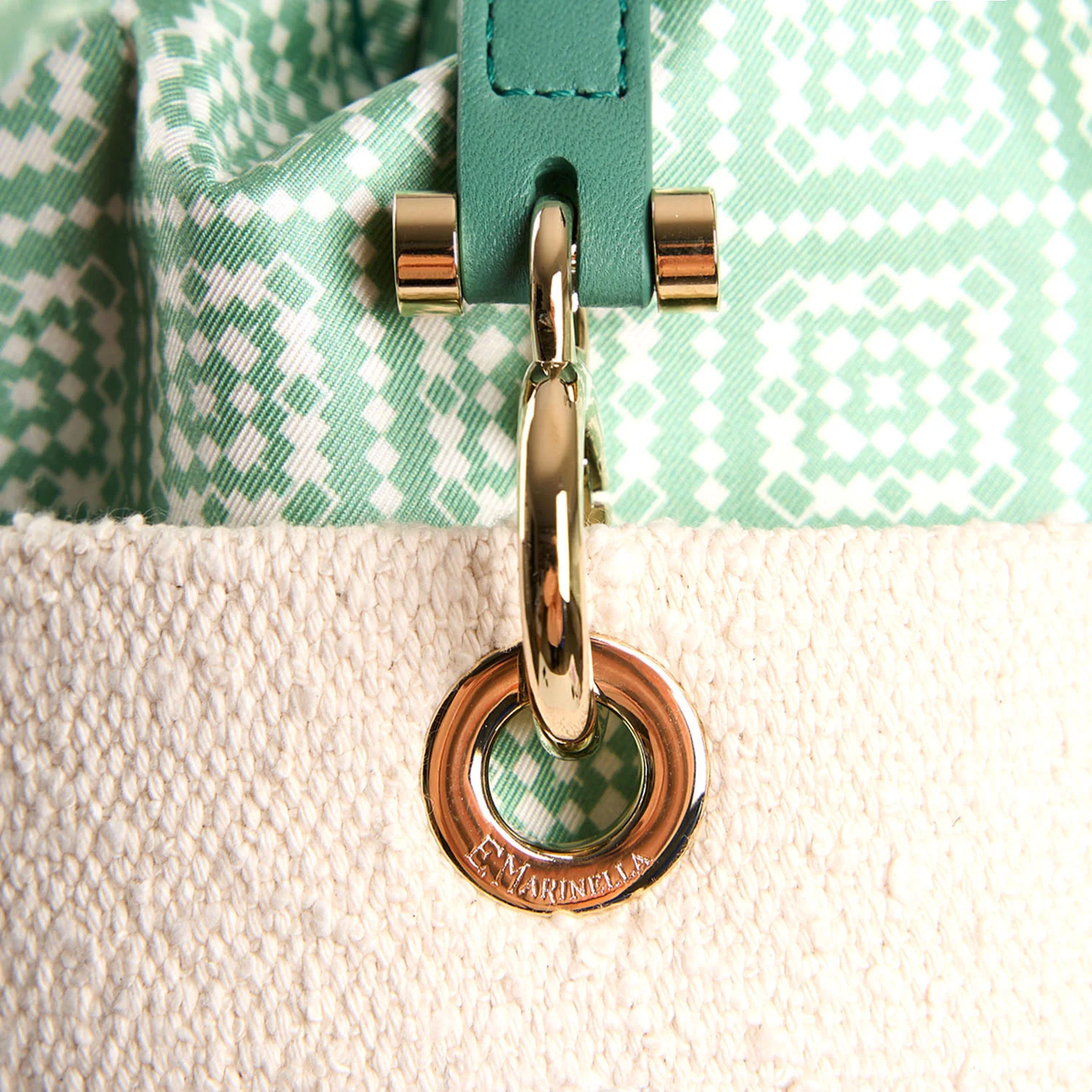 LIGHT GREEN BASKET BAG - Image 5