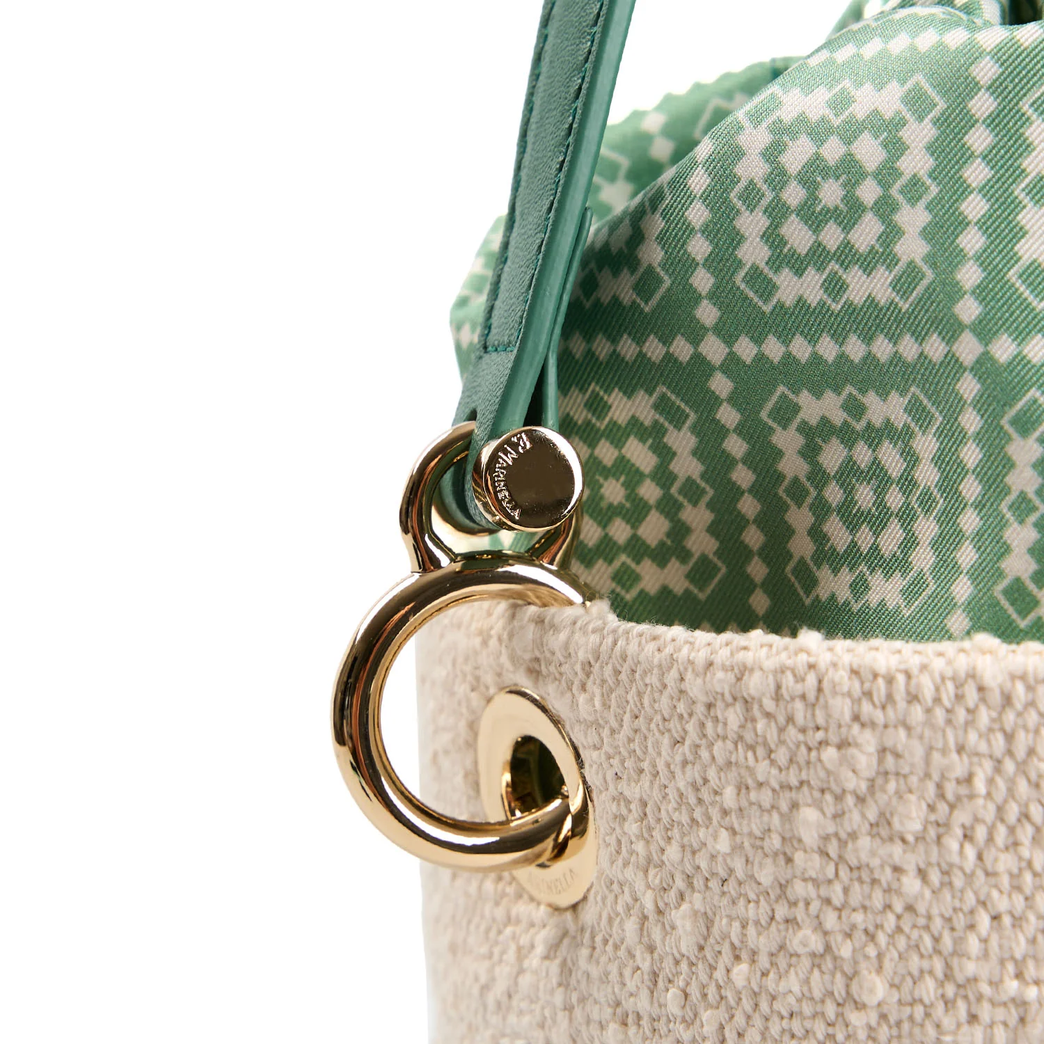 LIGHT GREEN BASKET BAG - Image 6