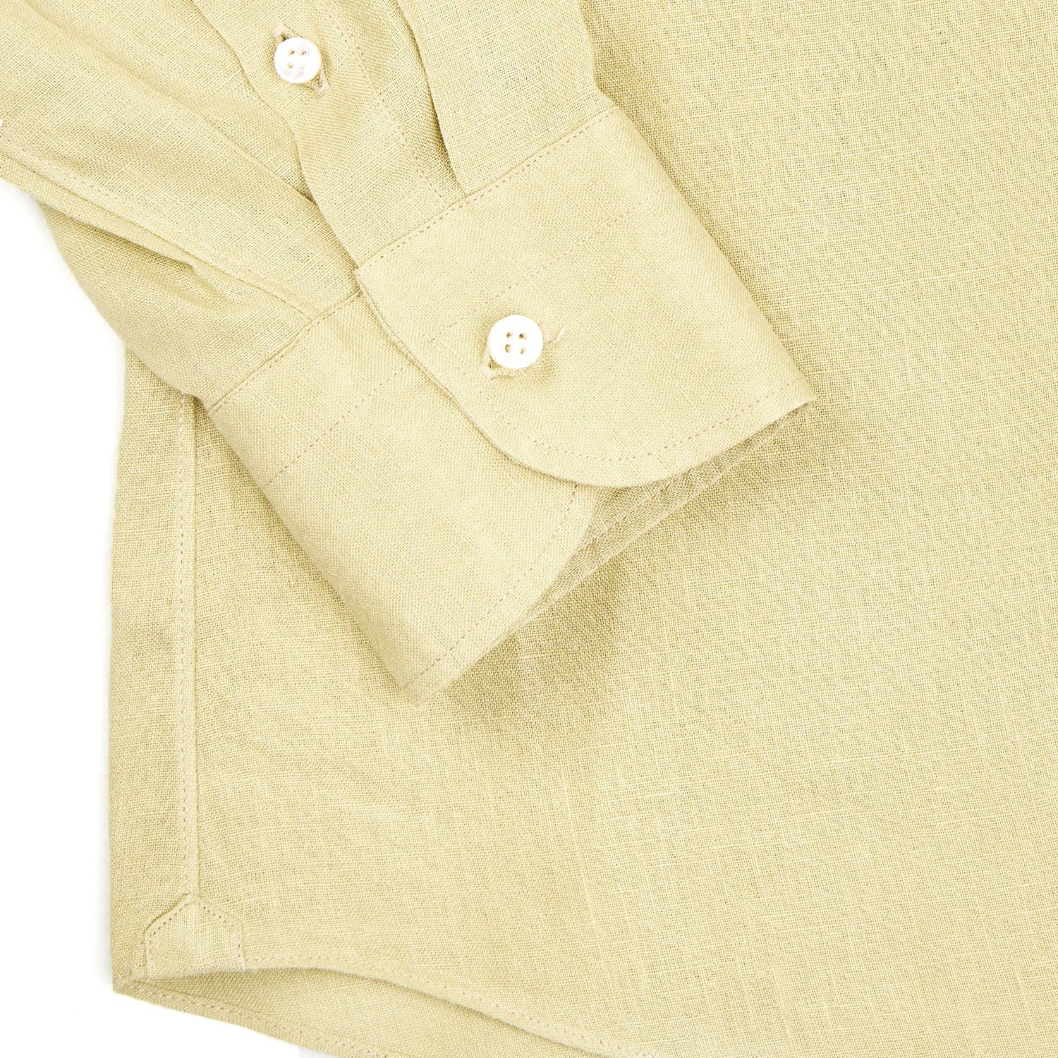 LIGHT GREEN LINEN SHIRT - Image 5