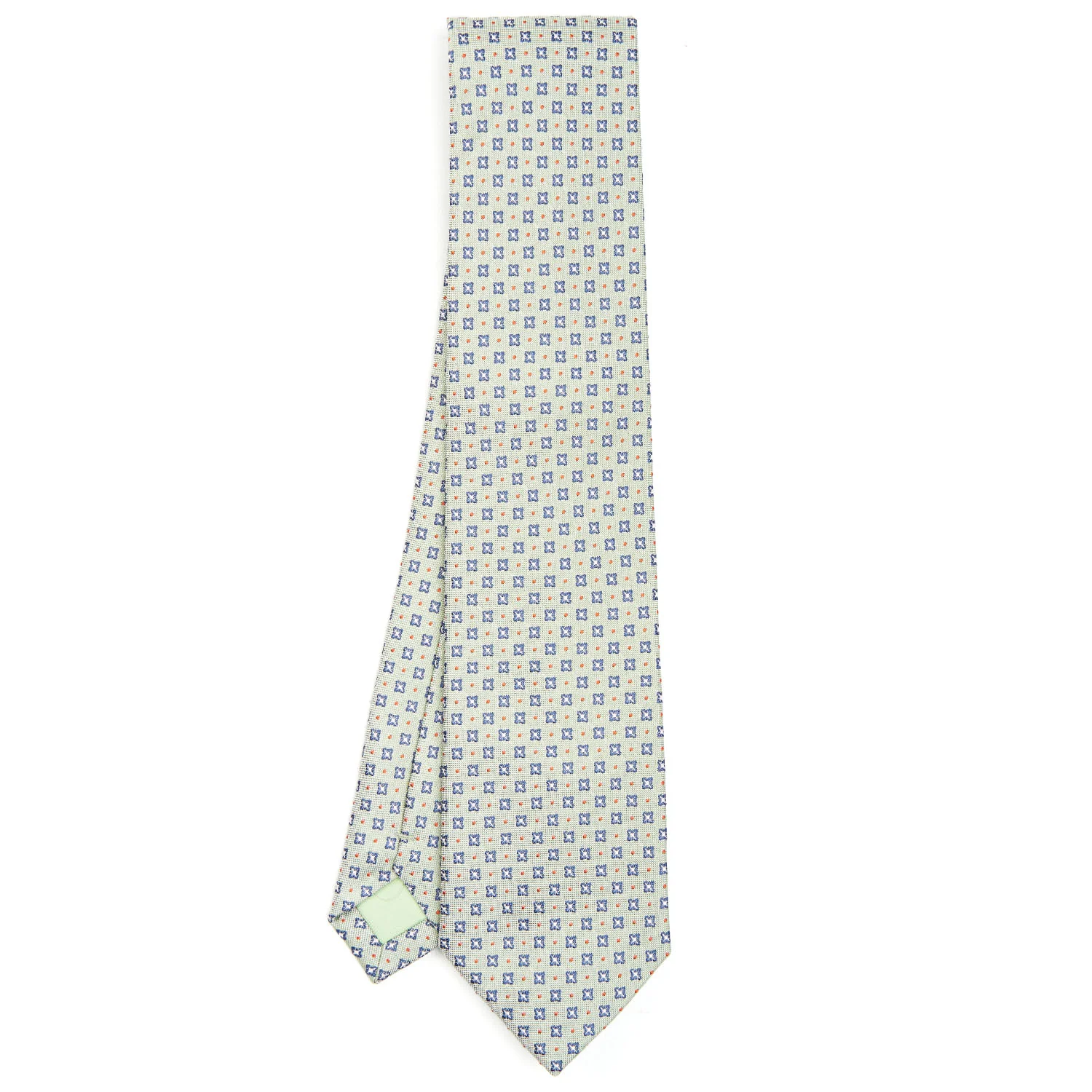 LIGHT GREEN SARTORIAL JACQUARD SILK TIE - Image 2