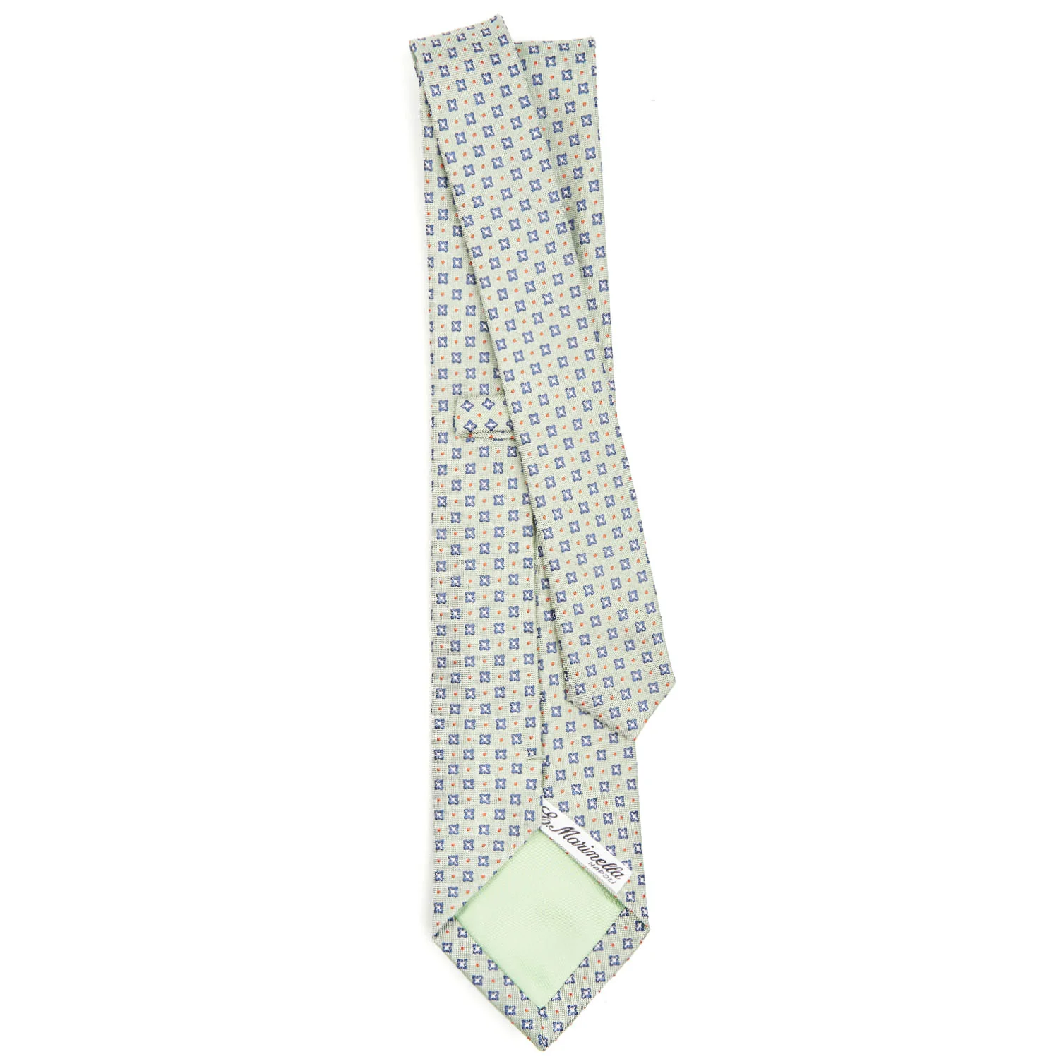 LIGHT GREEN SARTORIAL JACQUARD SILK TIE - Image 3