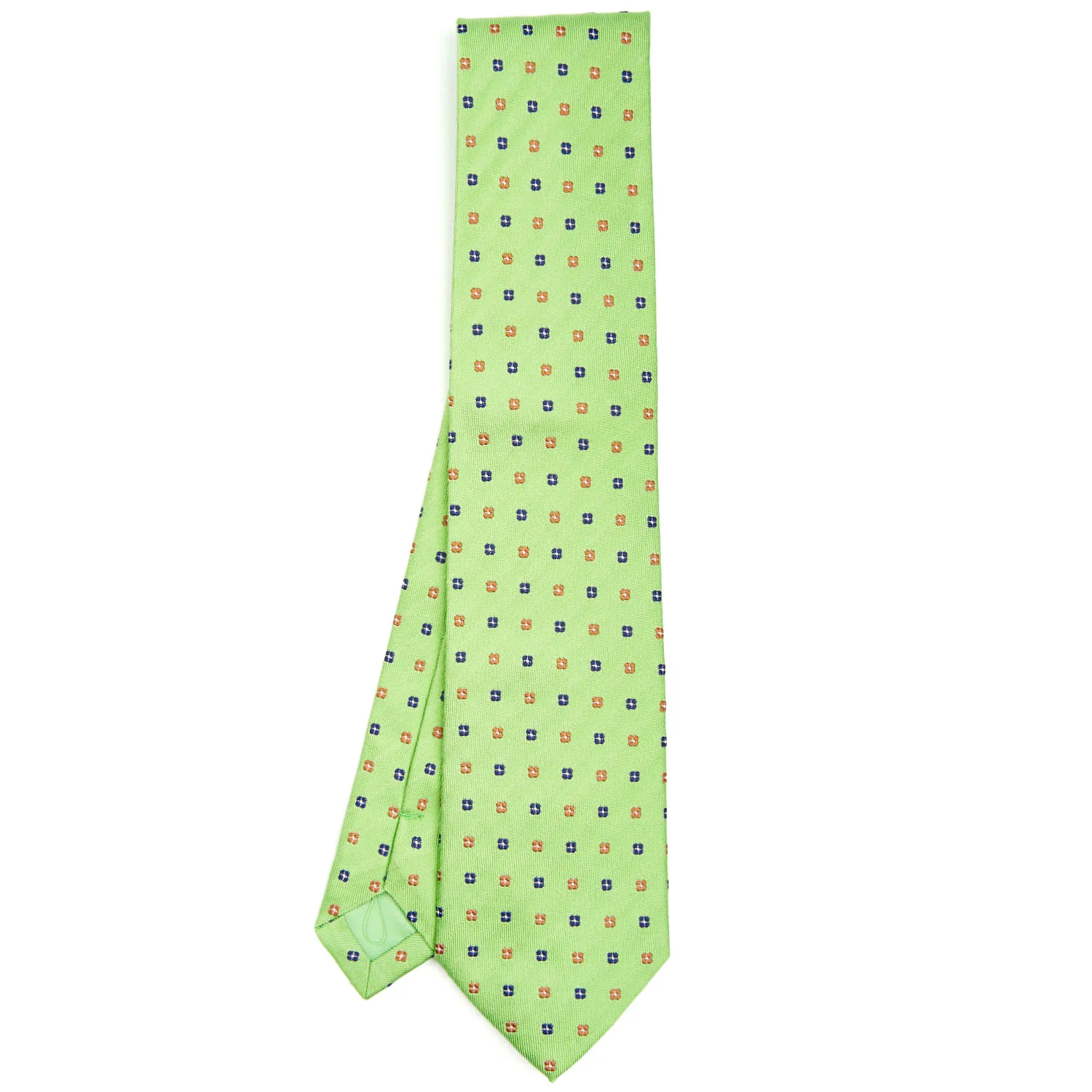 LIGHT GREEN SARTORIAL JACQUARD SILK TIE - Image 2