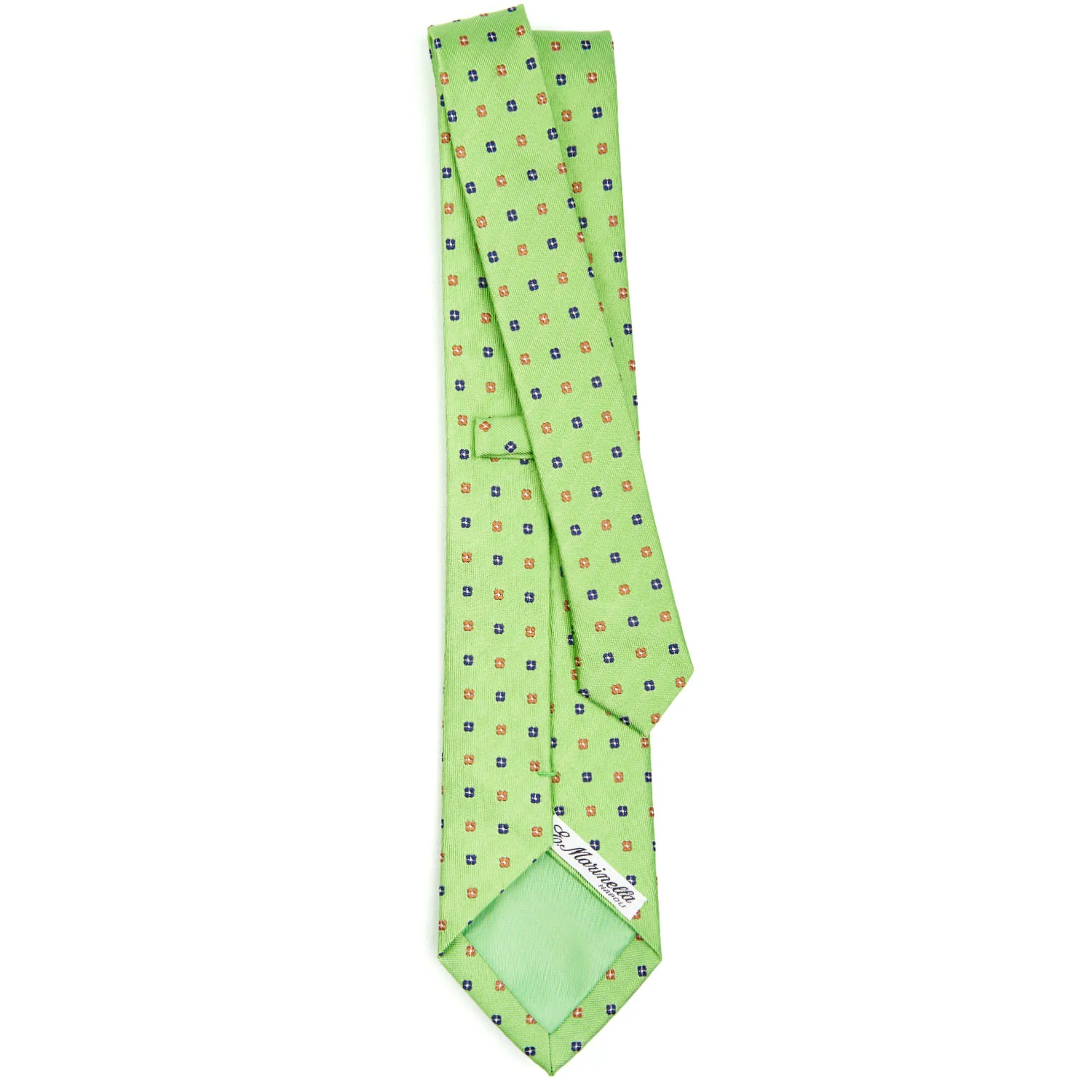 LIGHT GREEN SARTORIAL JACQUARD SILK TIE - Image 3
