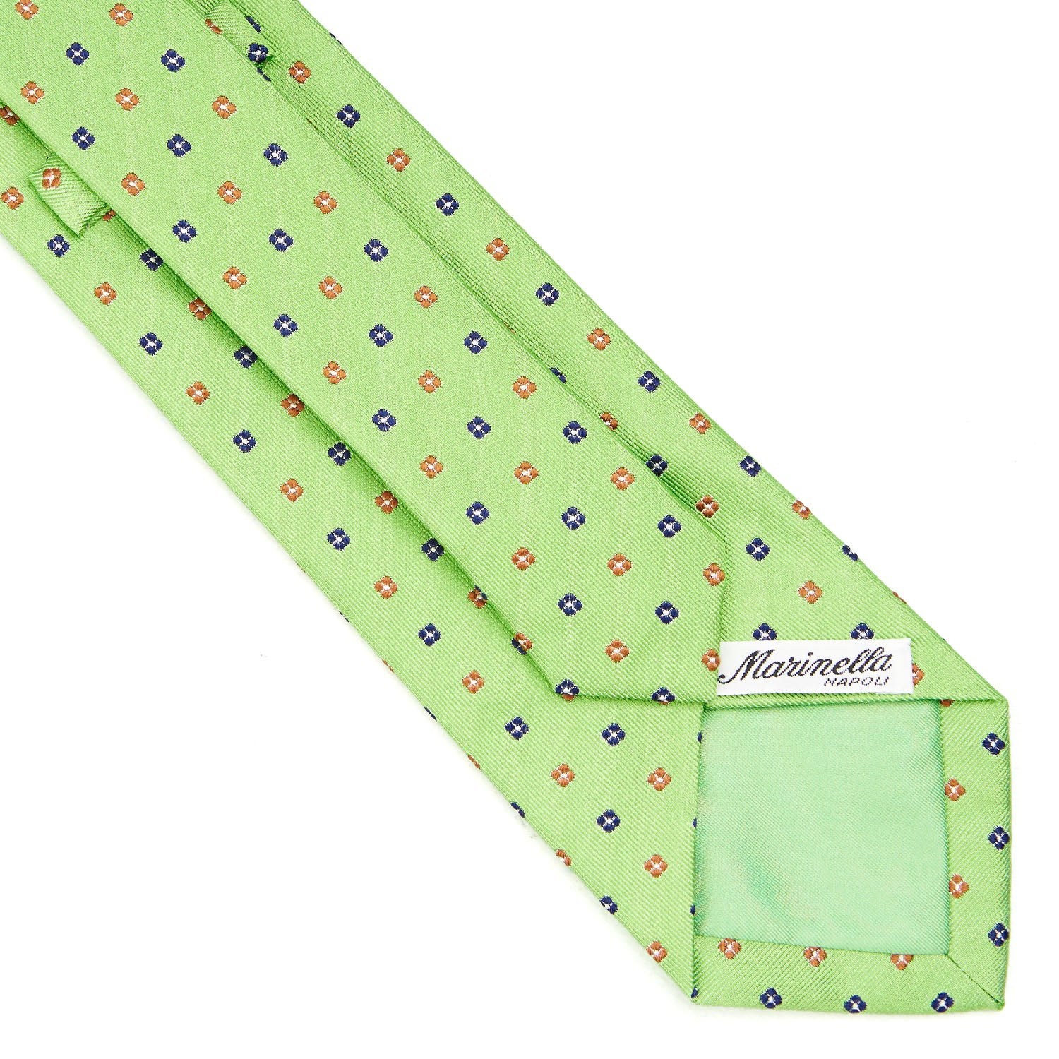 LIGHT GREEN SARTORIAL JACQUARD SILK TIE - Image 4