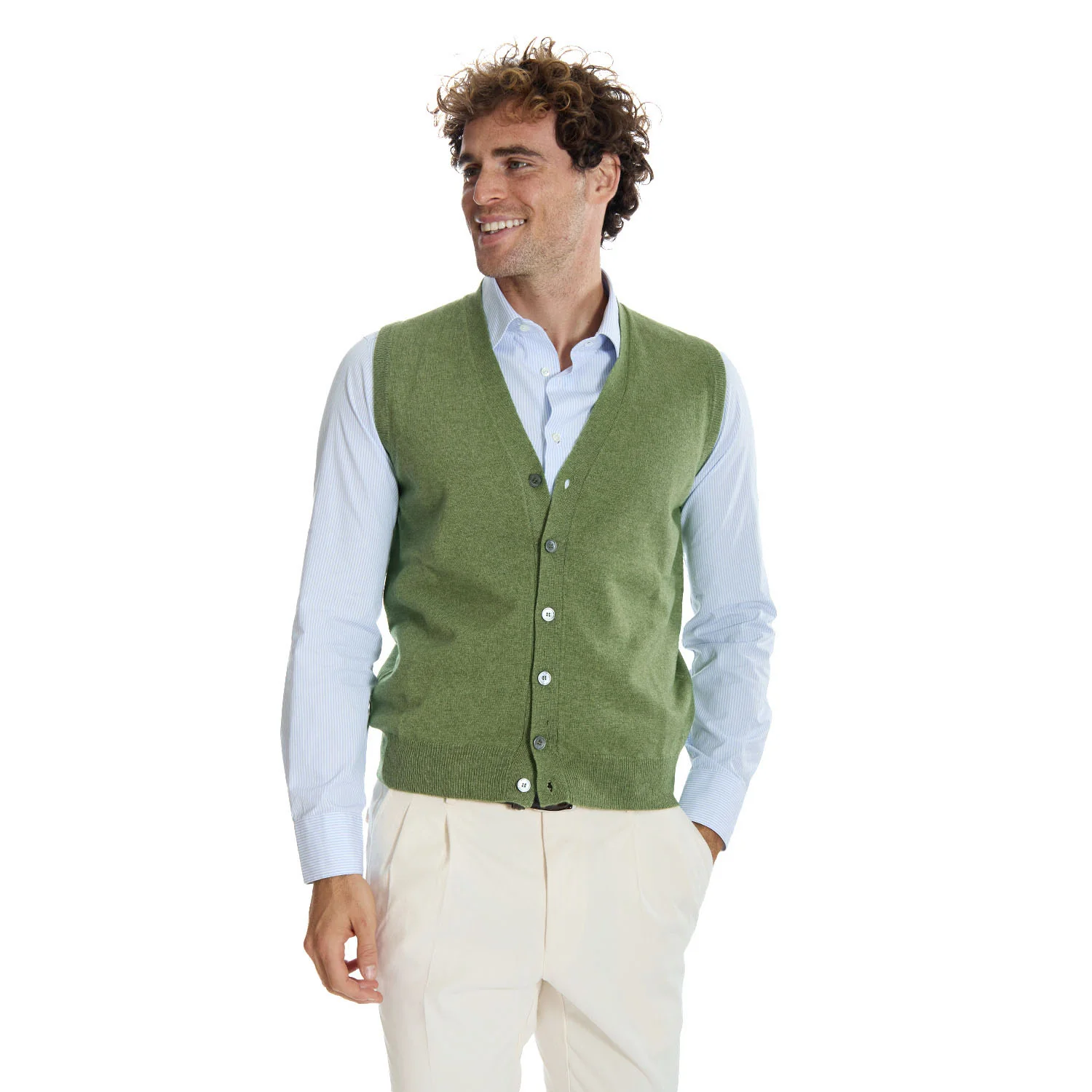 LIGHT GREEN GILET