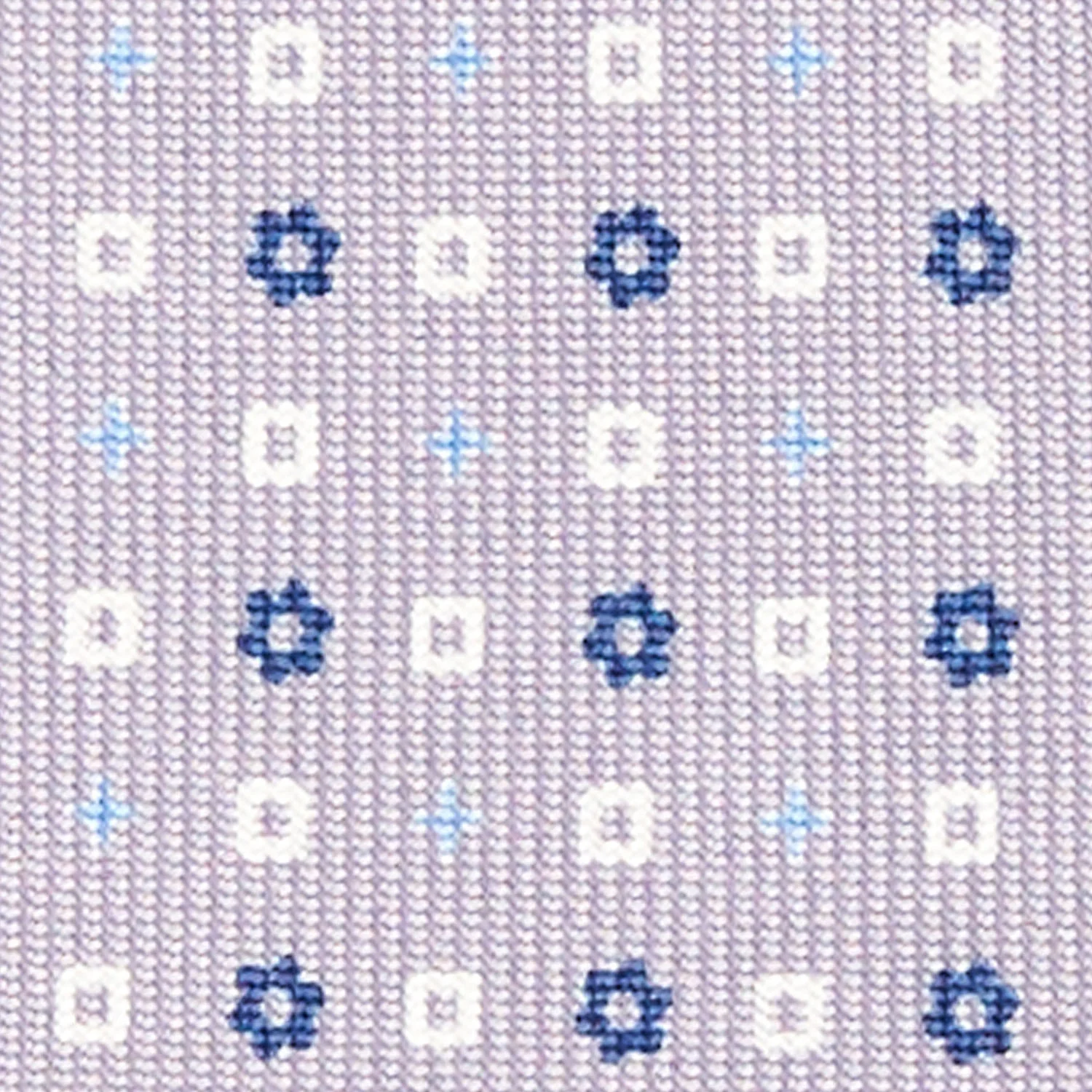 LIGHT GREY 7 FOLD SARTORIAL SILK TIE - Image 4