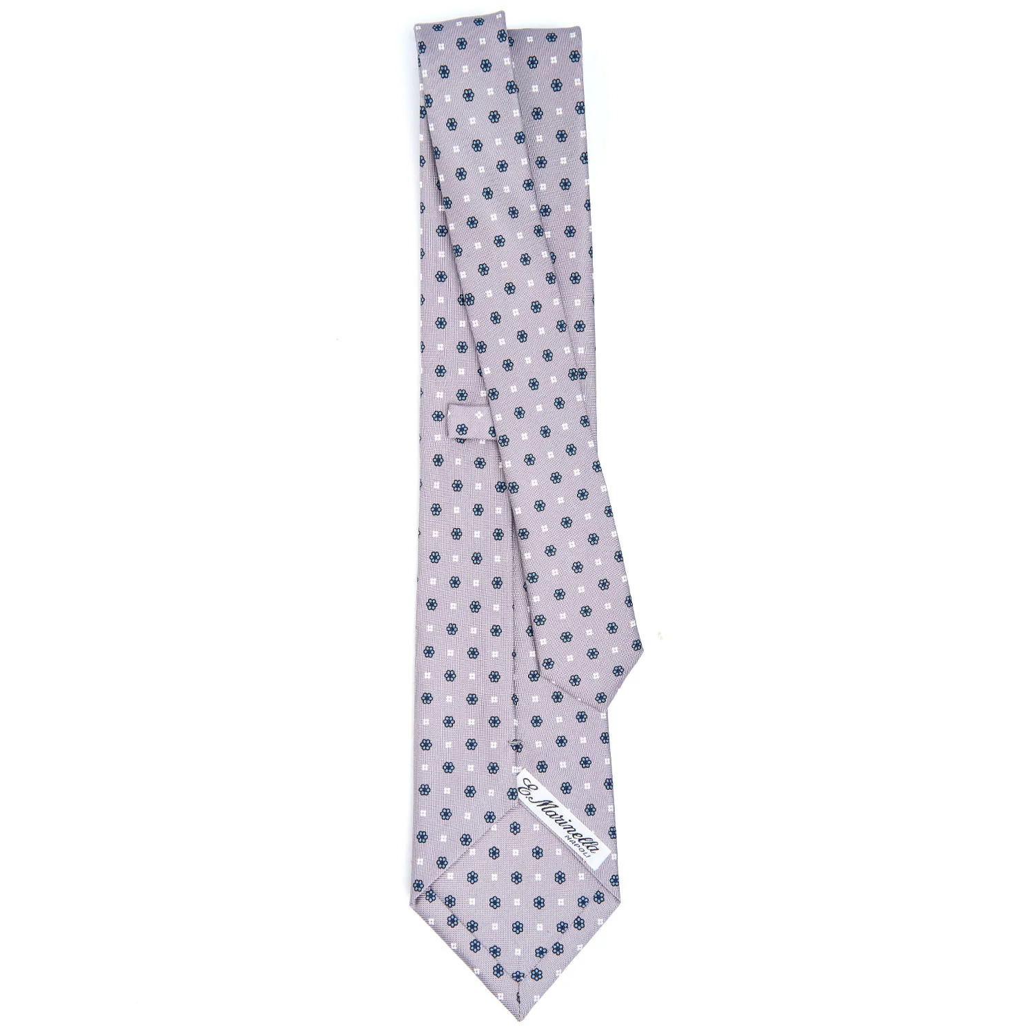 LIGHT GREY CLASSIC SILK TIE - Image 3