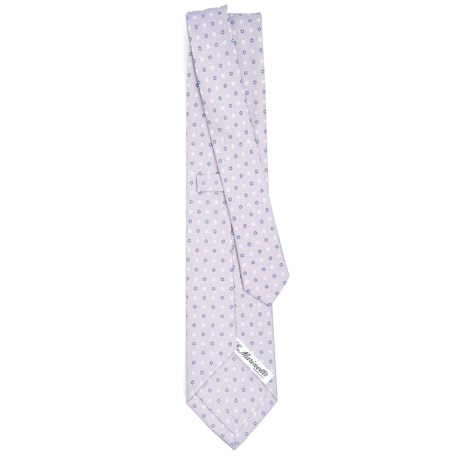 LIGHT GREY CLASSIC SILK TIE - Image 3