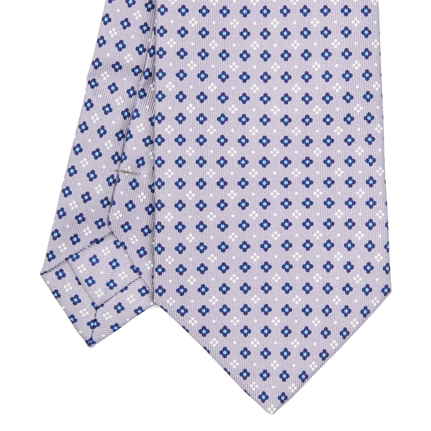LIGHT GREY EXTRA LONG SARTORIAL SILK TIE