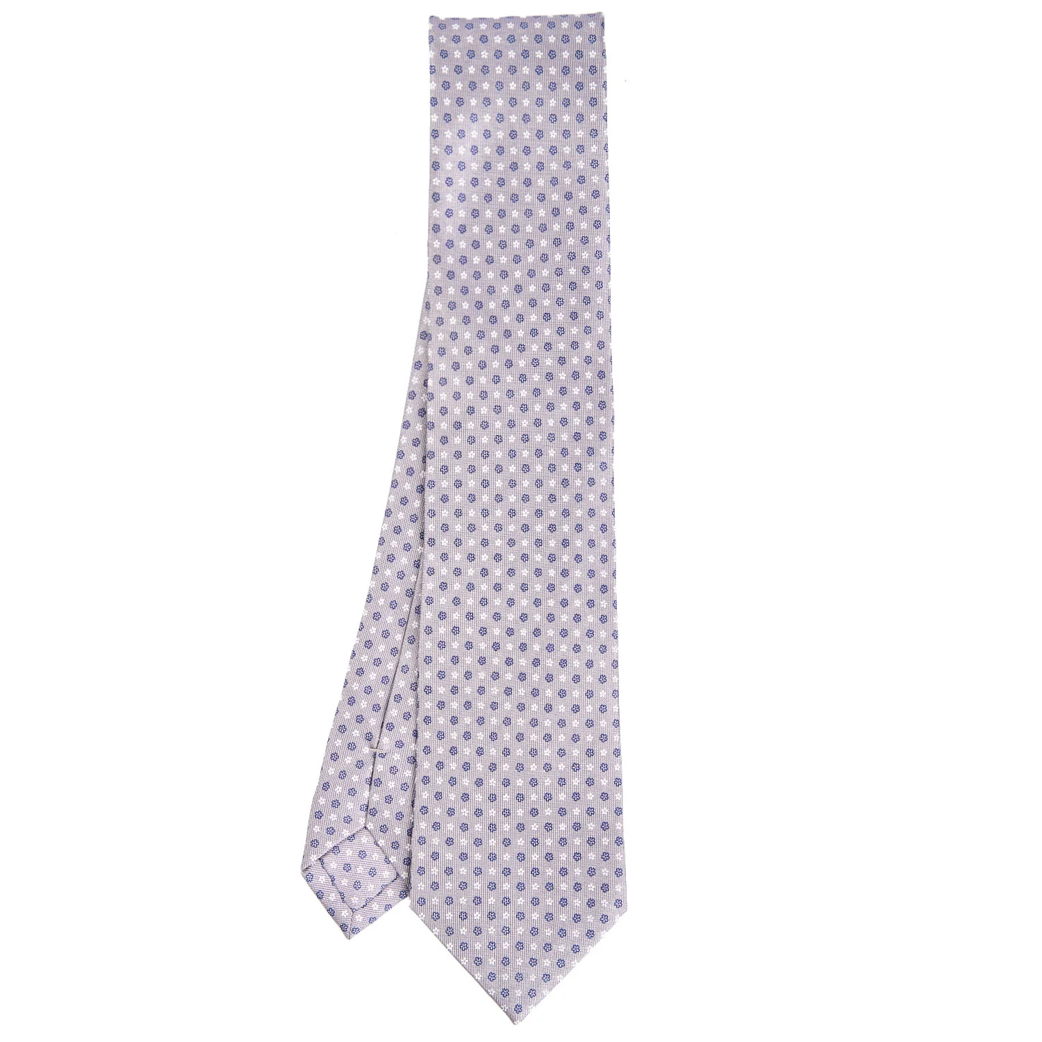LIGHT GREY SARTORIAL CLASSIC SILK TIE - Image 2